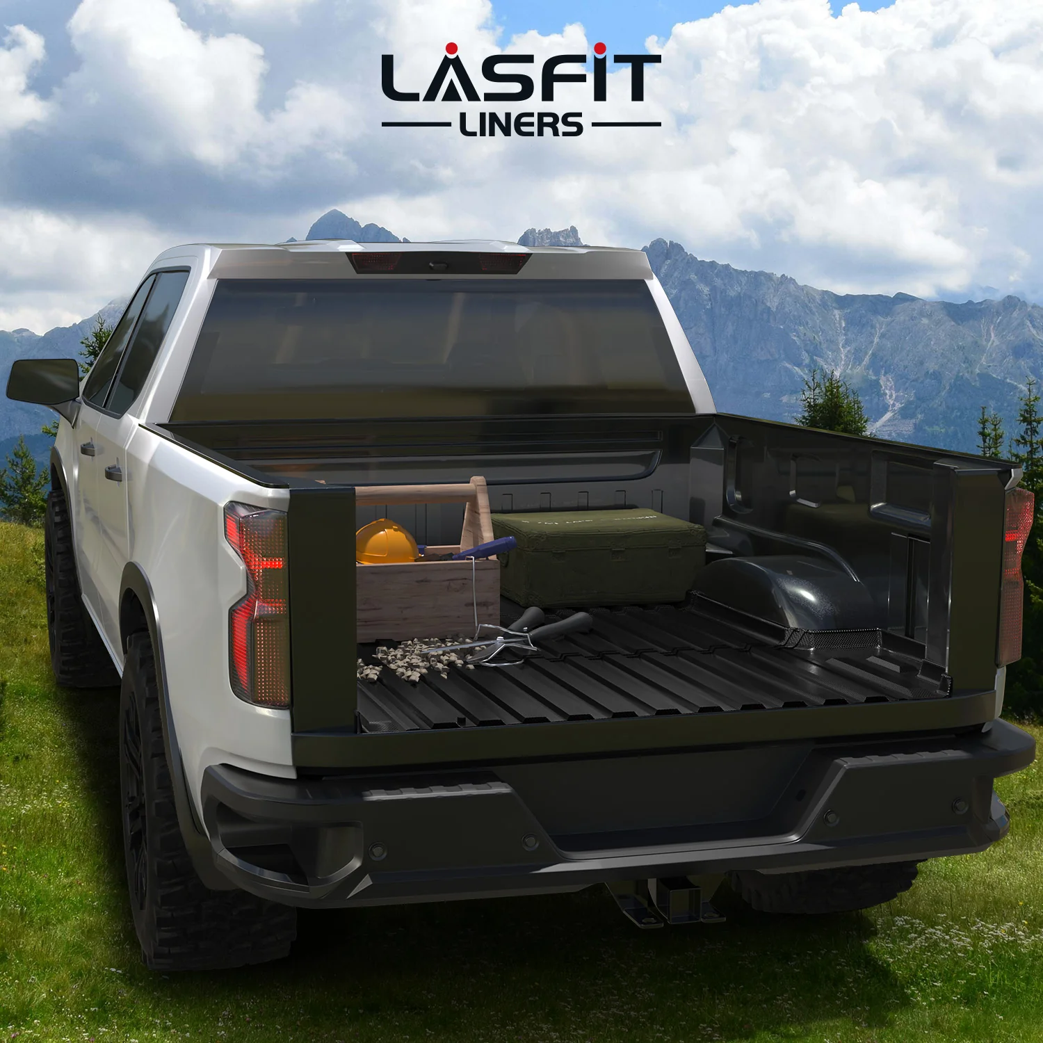Fit for 2019-2026 Chevrolet Silverado 1500 Truck Bed Mat or Tailgate Mat, Not for 2019 Silverado LD - Image 9