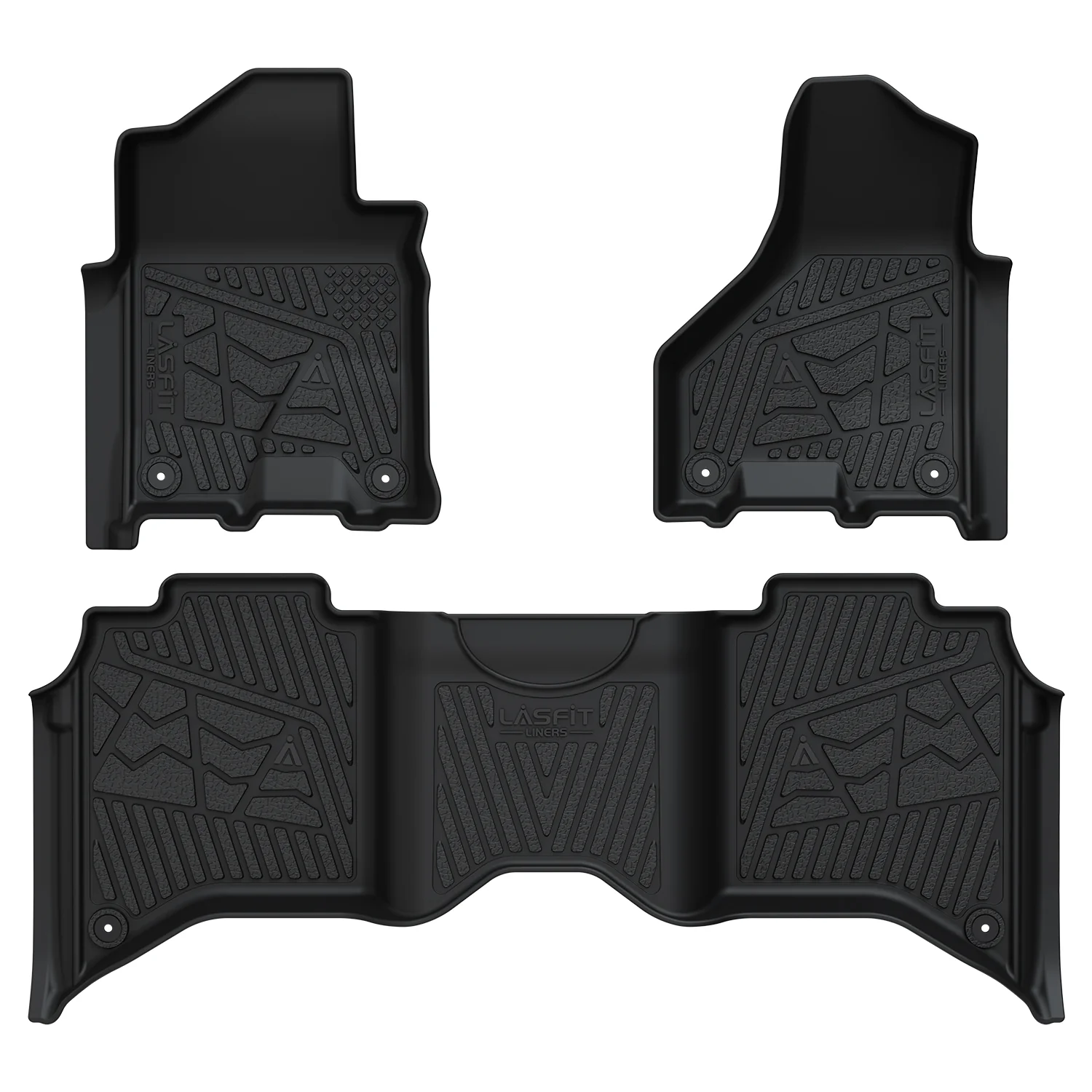 Fit for 2019-2026 Ram 2500 3500 Floor Mats, Fit Crew Cab Without Power Take-Off (PTO) KIT & Carpet Floor Only