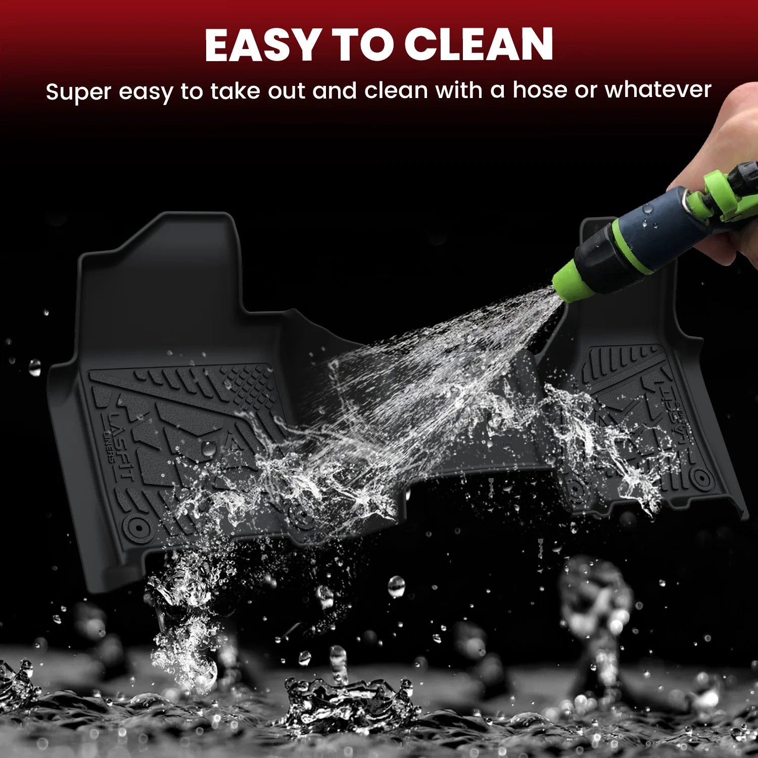 Fit for 2019-2026 Ram 2500 3500 Floor Mats, Fit Crew Cab Without Power Take-Off (PTO) KIT & Carpet Floor Only - Image 15