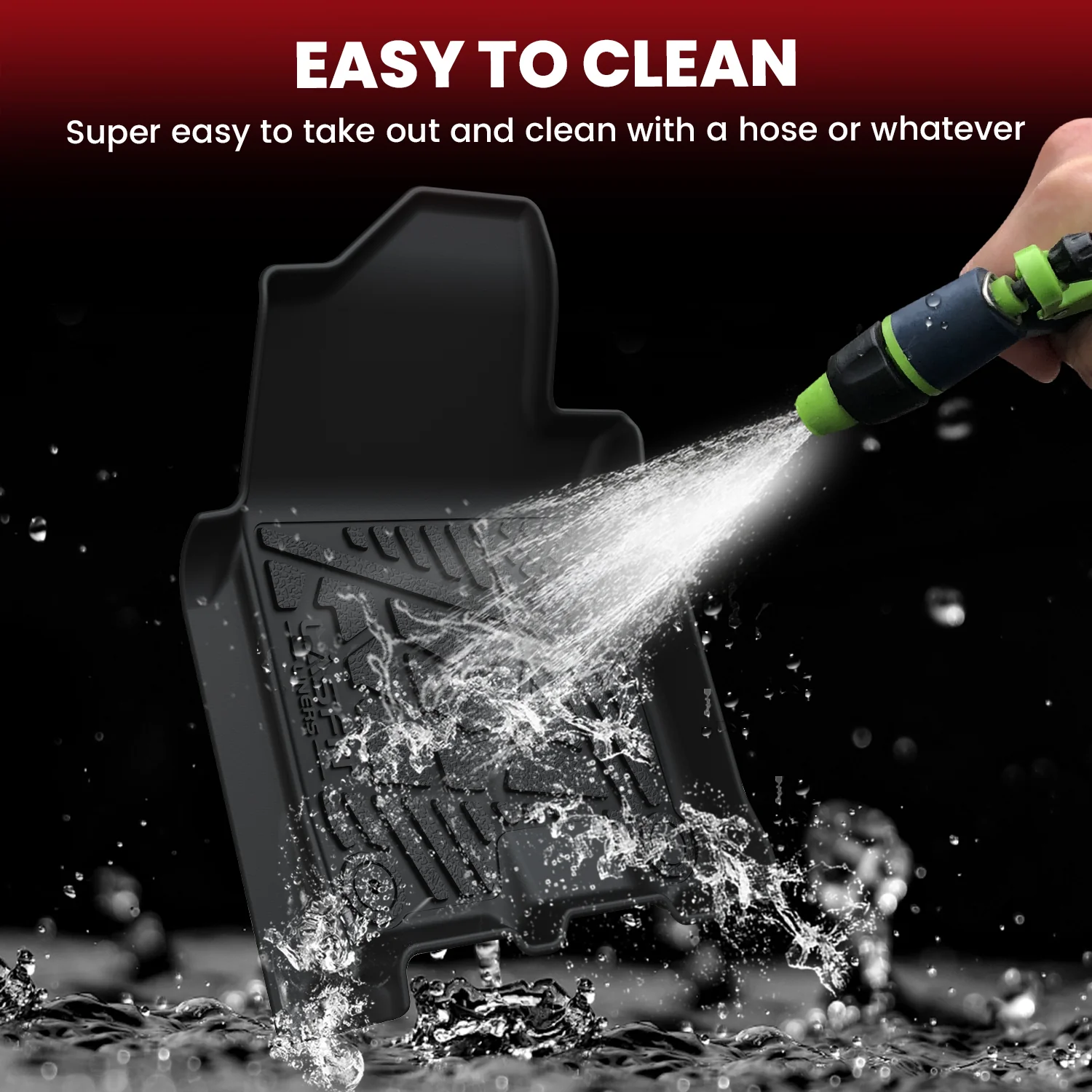 Fit for 2019-2026 Ram 2500 3500 Floor Mats, Fit Crew Cab Without Power Take-Off (PTO) KIT & Carpet Floor Only - Image 6