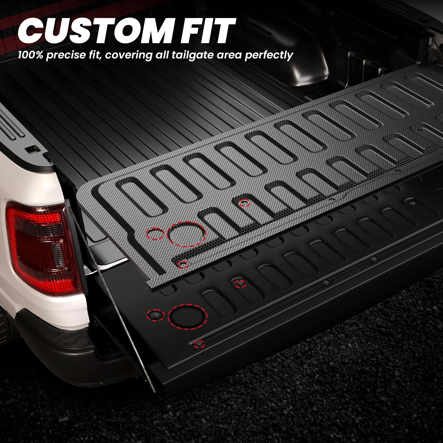 Fit for 2019-2026 Ram 1500 Truck Tailgate Mat - Image 3