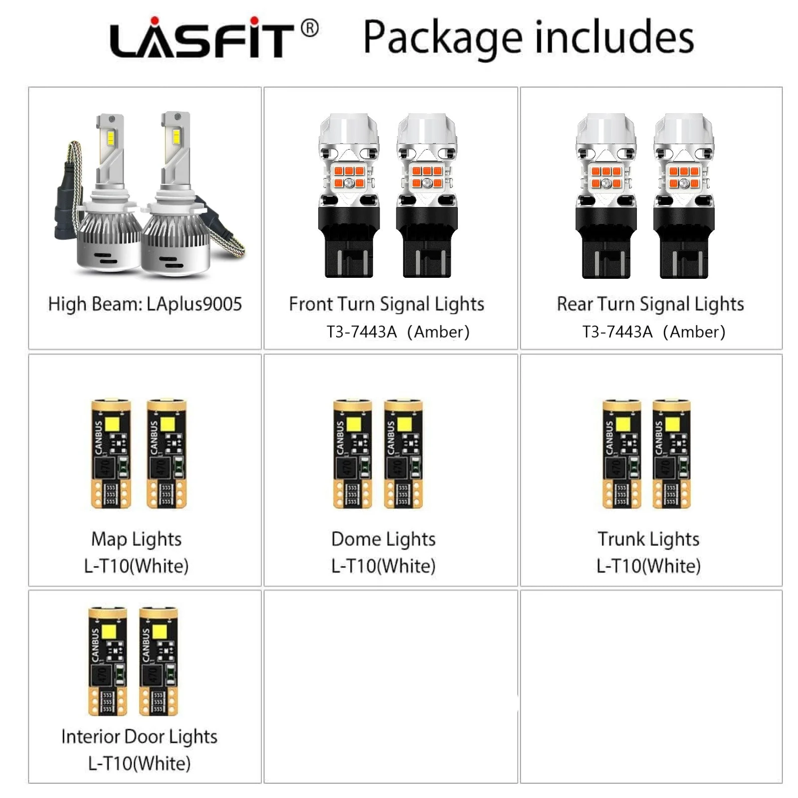 Fit for 2019-2022 Honda Pilot LED Bulbs Upgrade | Tested and Verified