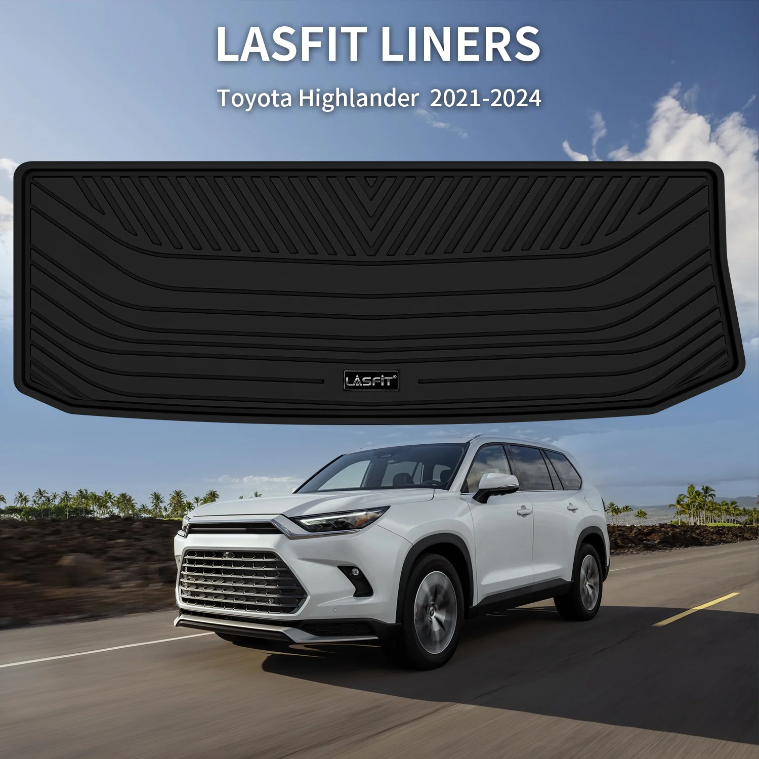 Fit for 2020-2026 Toyota Highlander Floor Mats or Cargo Mat, Fit Gasoline & 8 Seats Only - Image 18