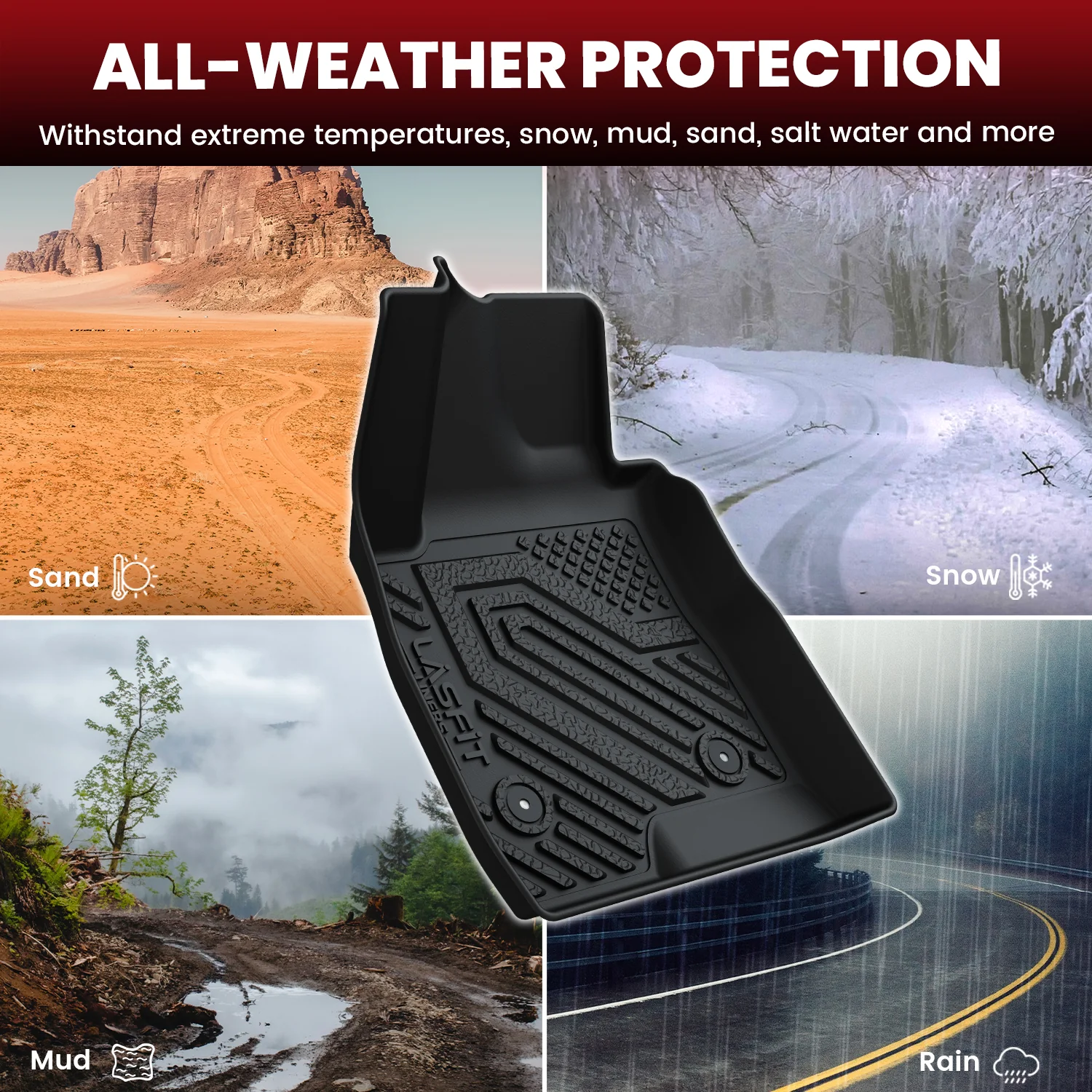 Fit for 2020-2026 Buick Encore GX Floor Mats & Cargo Mat - Image 4