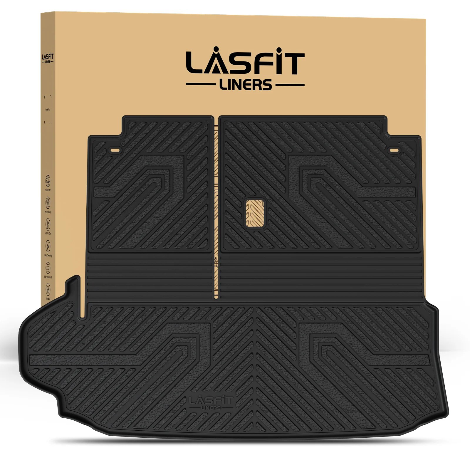 Fit for 2020-2026 Toyota Highlander Hybrid Floor Mats & Seatback & Cargo Mat, Fit AWD Only - Image 17