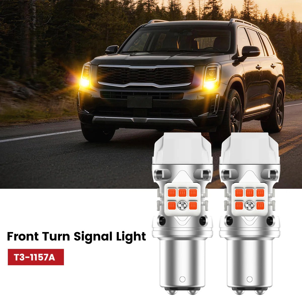 Fit for 2020-2022 Kia Telluride LED Bulbs 9005 Exterior Lights Upgrade - Image 13