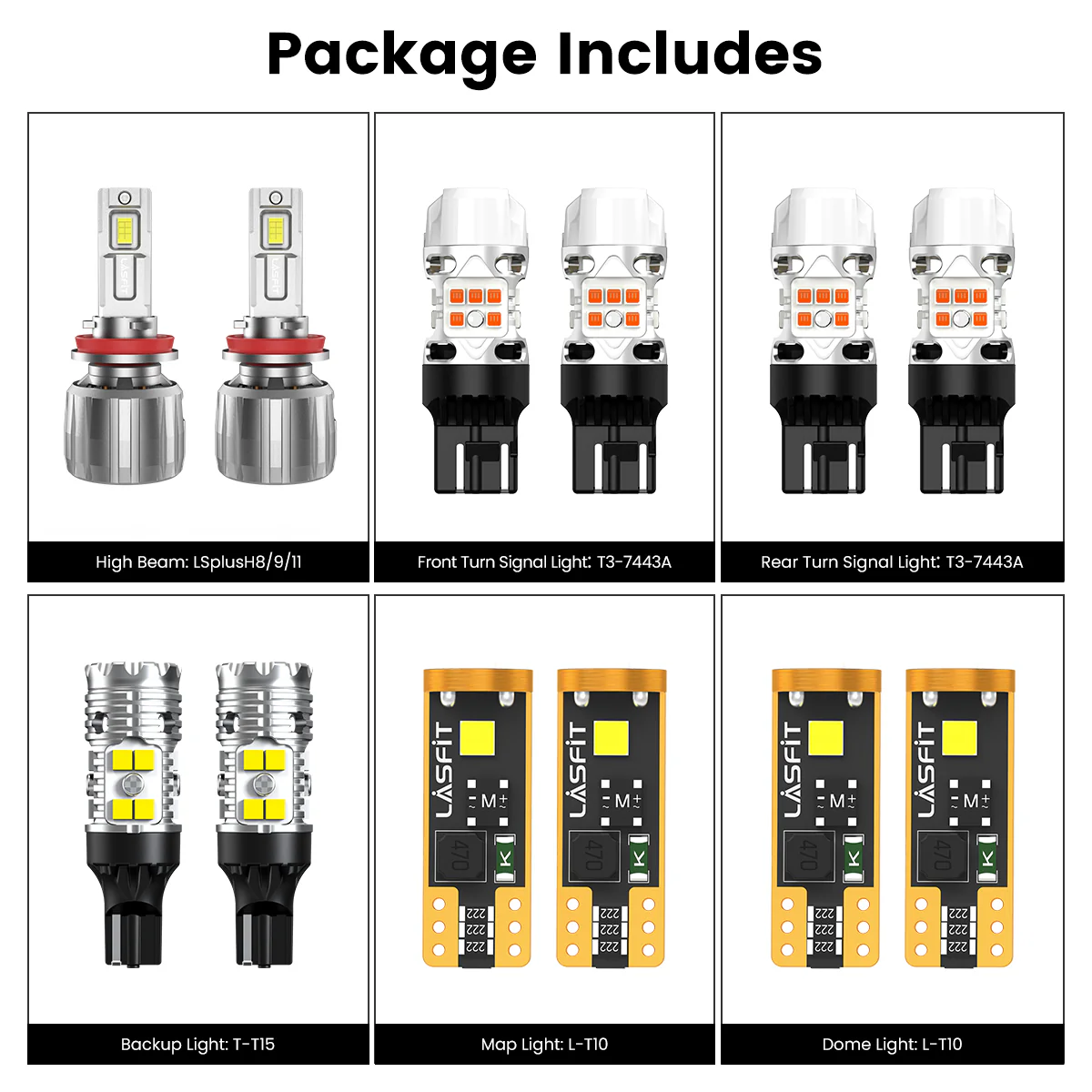 Fit for 2021-2023 Chevrolet Trailblazer The Brightest LED Bulbs Upgrade | Tested and Verified - Image 8