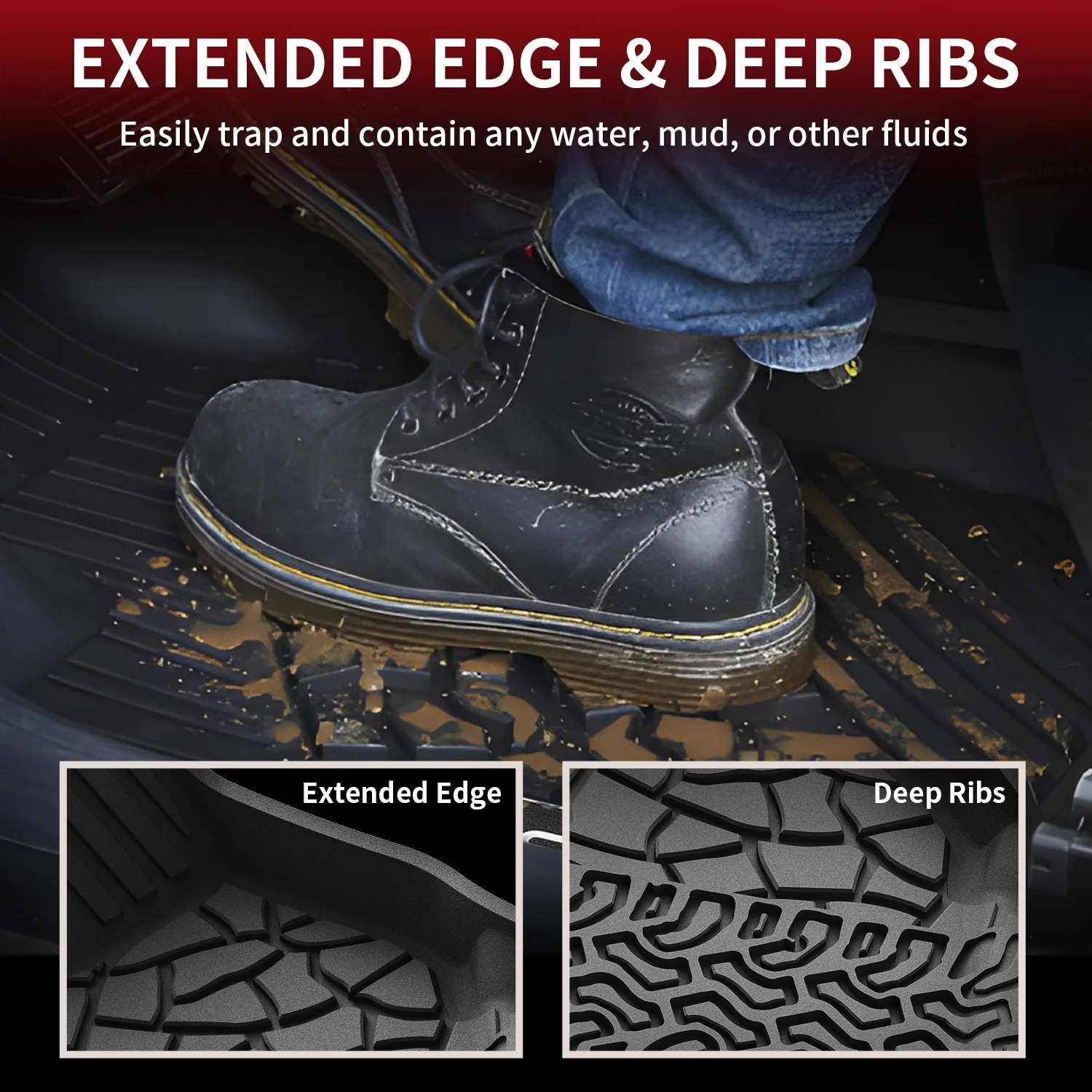 Fit for 2021-2026 Ford Bronco Custom Floor Mats or Cargo Mat, Not For Sport - Image 19