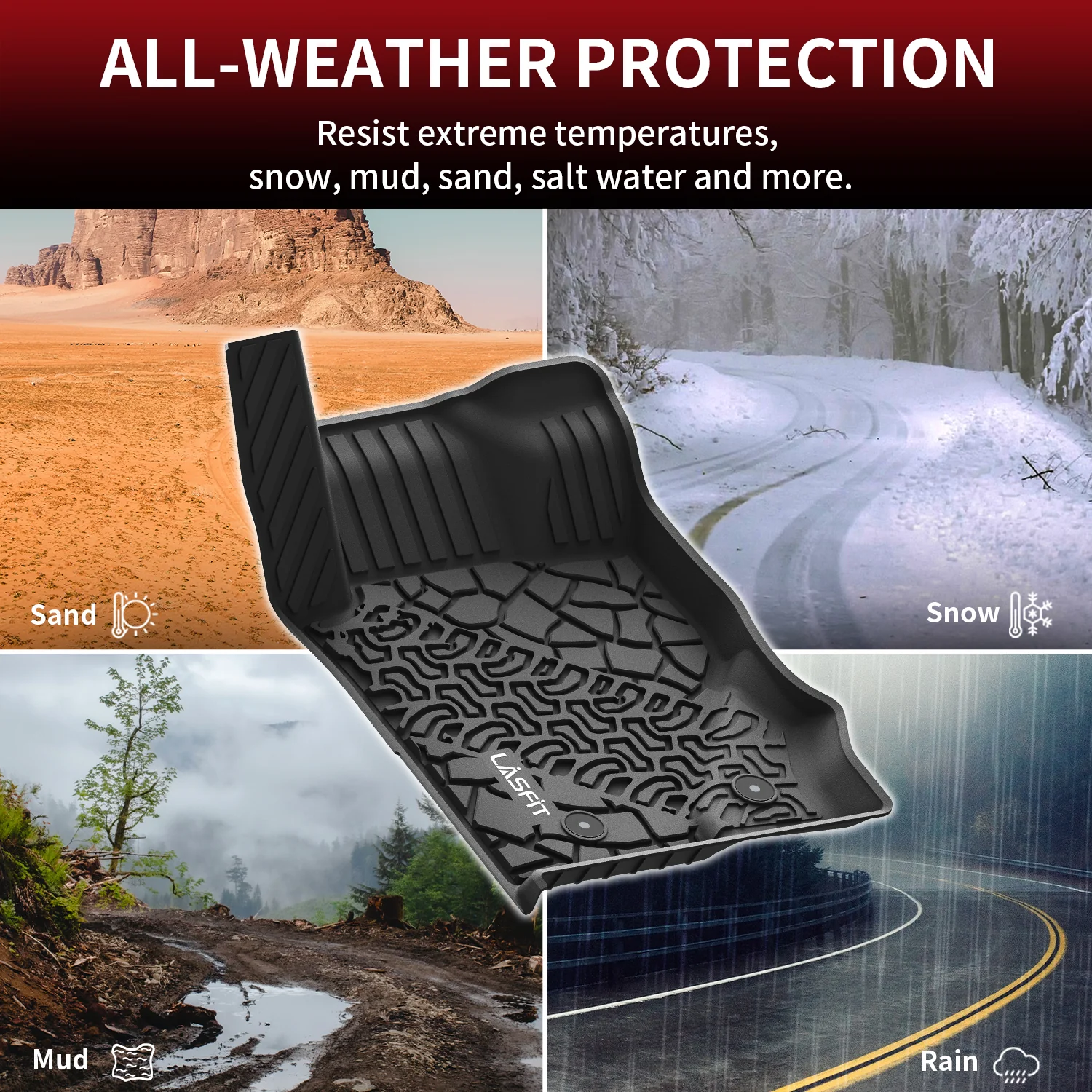 Fit for 2021-2026 Ford Bronco Custom Floor Mats or Cargo Mat, Not For Sport - Image 45