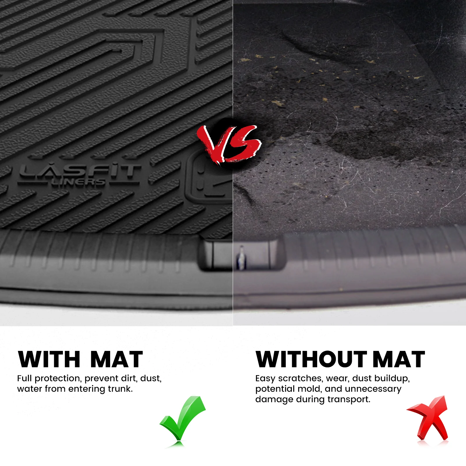 Fit for 2018-2025 Audi Q5 SQ5 Floor Mats or Cargo Mat, Don't Fit 2025 Audi Q5 New Body - Image 26
