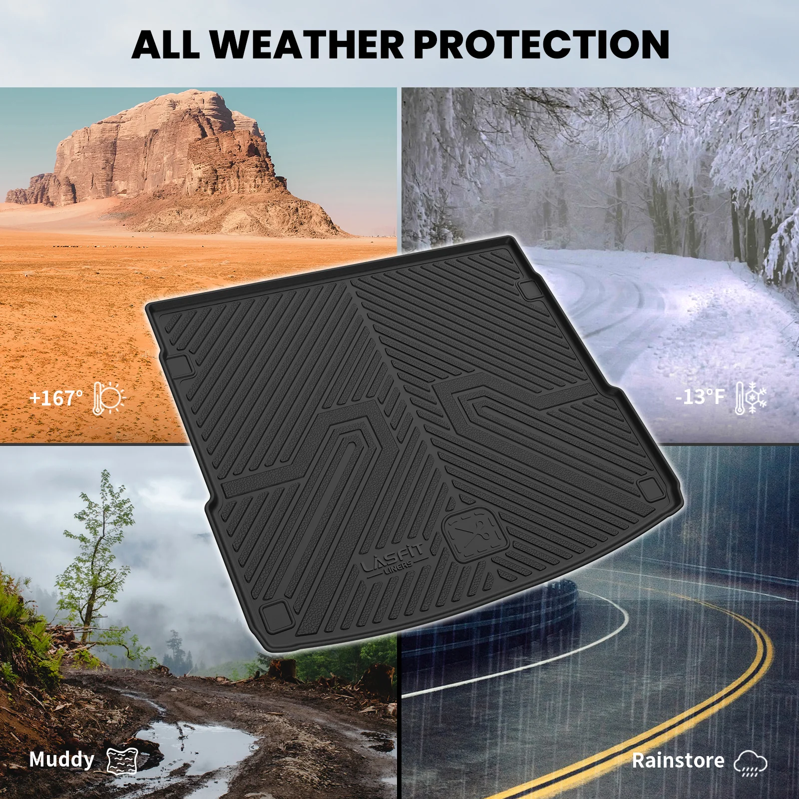 Fit for 2018-2025 Audi Q5 SQ5 Floor Mats or Cargo Mat, Don't Fit 2025 Audi Q5 New Body - Image 24