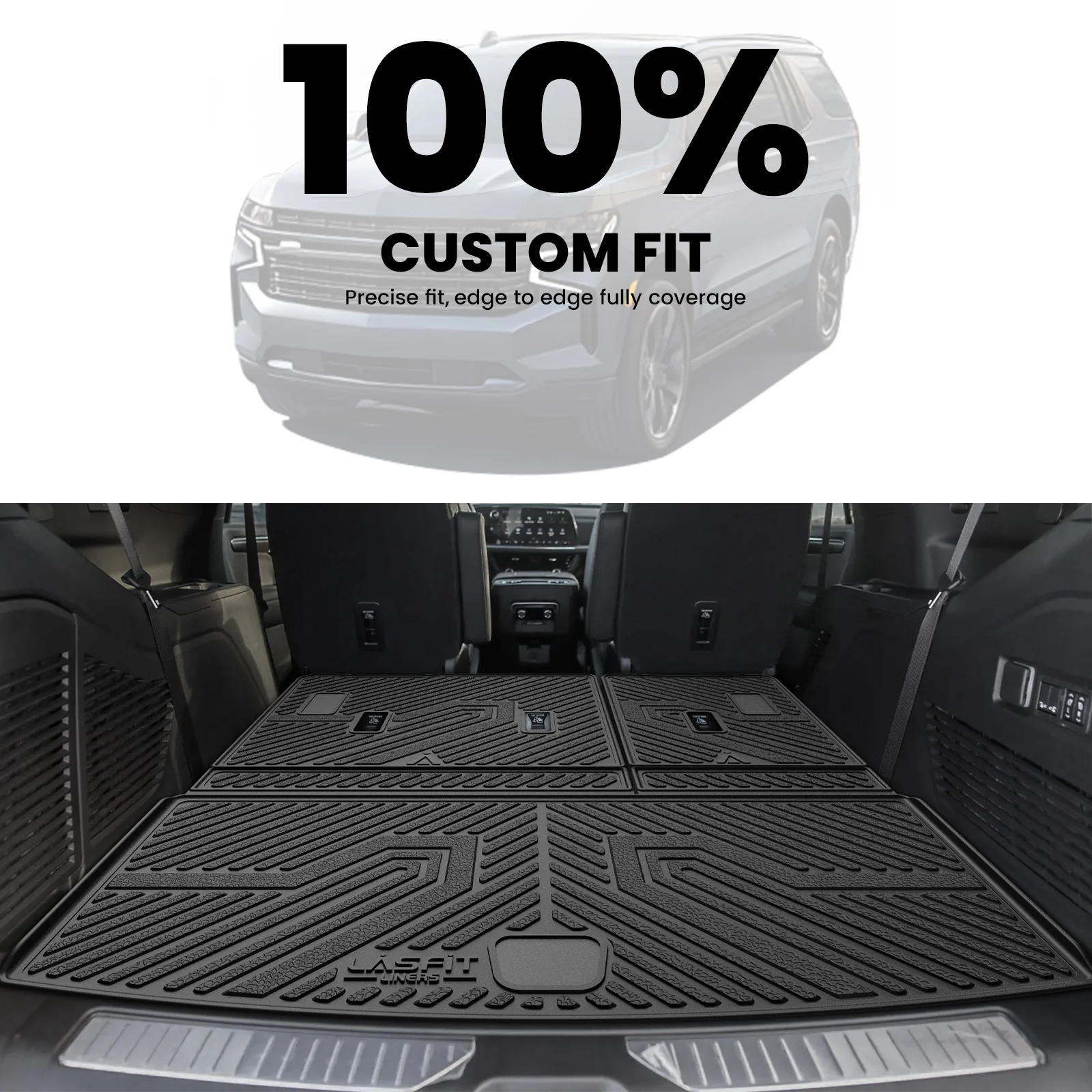 Fit for 2021-2026 Cadillac Escalade Floor Mats or Seatback & Cargo Mat,  Not for ESV & 2025 Escalade IQ - Image 29