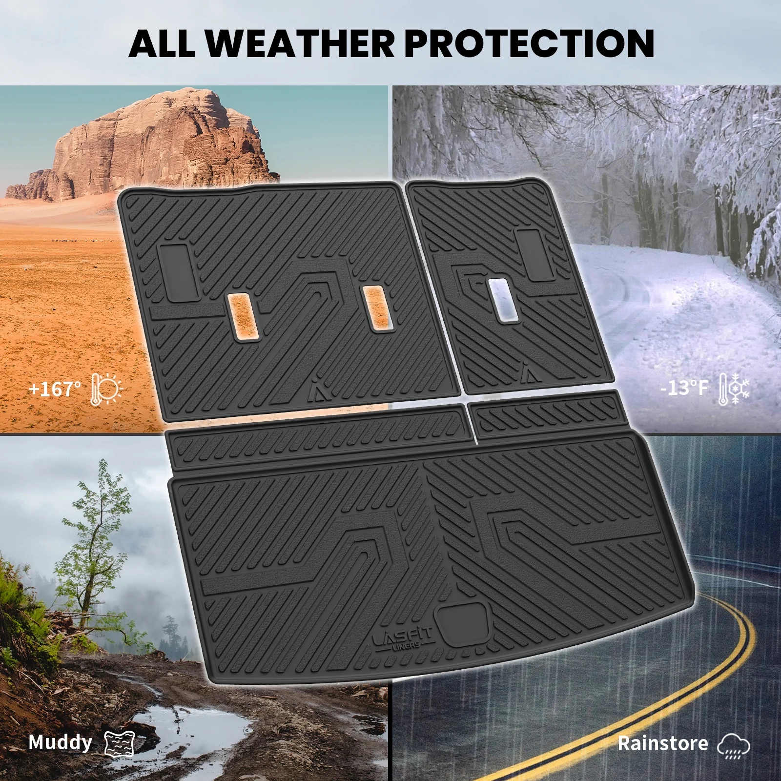 Fit for 2021-2026 Cadillac Escalade Floor Mats or Seatback & Cargo Mat,  Not for ESV & 2025 Escalade IQ - Image 30