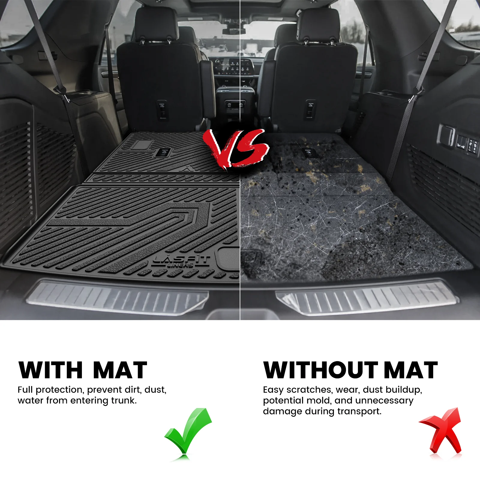 Fit for 2021-2026 Cadillac Escalade Floor Mats or Seatback & Cargo Mat,  Not for ESV & 2025 Escalade IQ - Image 33
