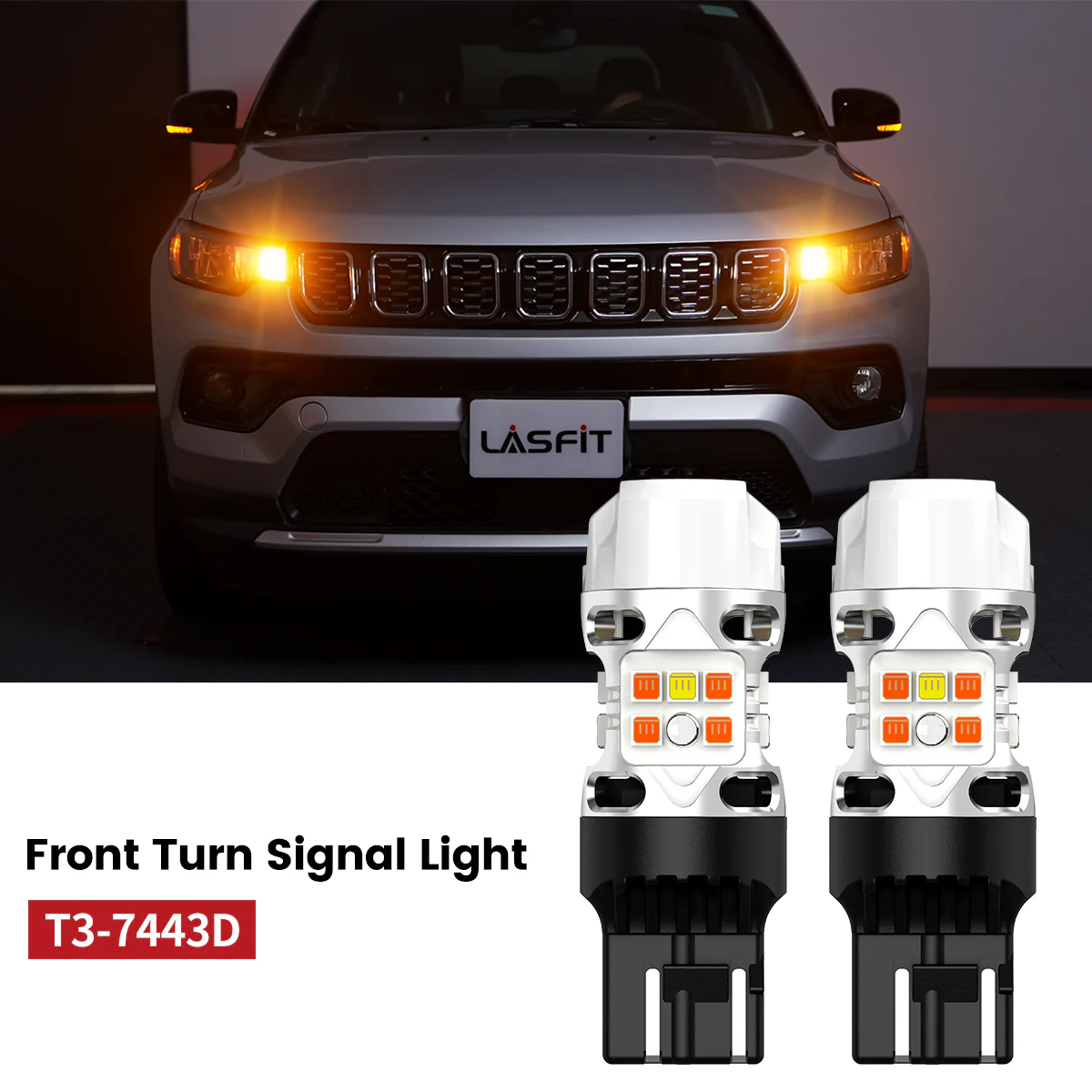 Fit for 2022-2025 Jeep Compass H11 7443 LED Exterior Interior Lights - Image 15