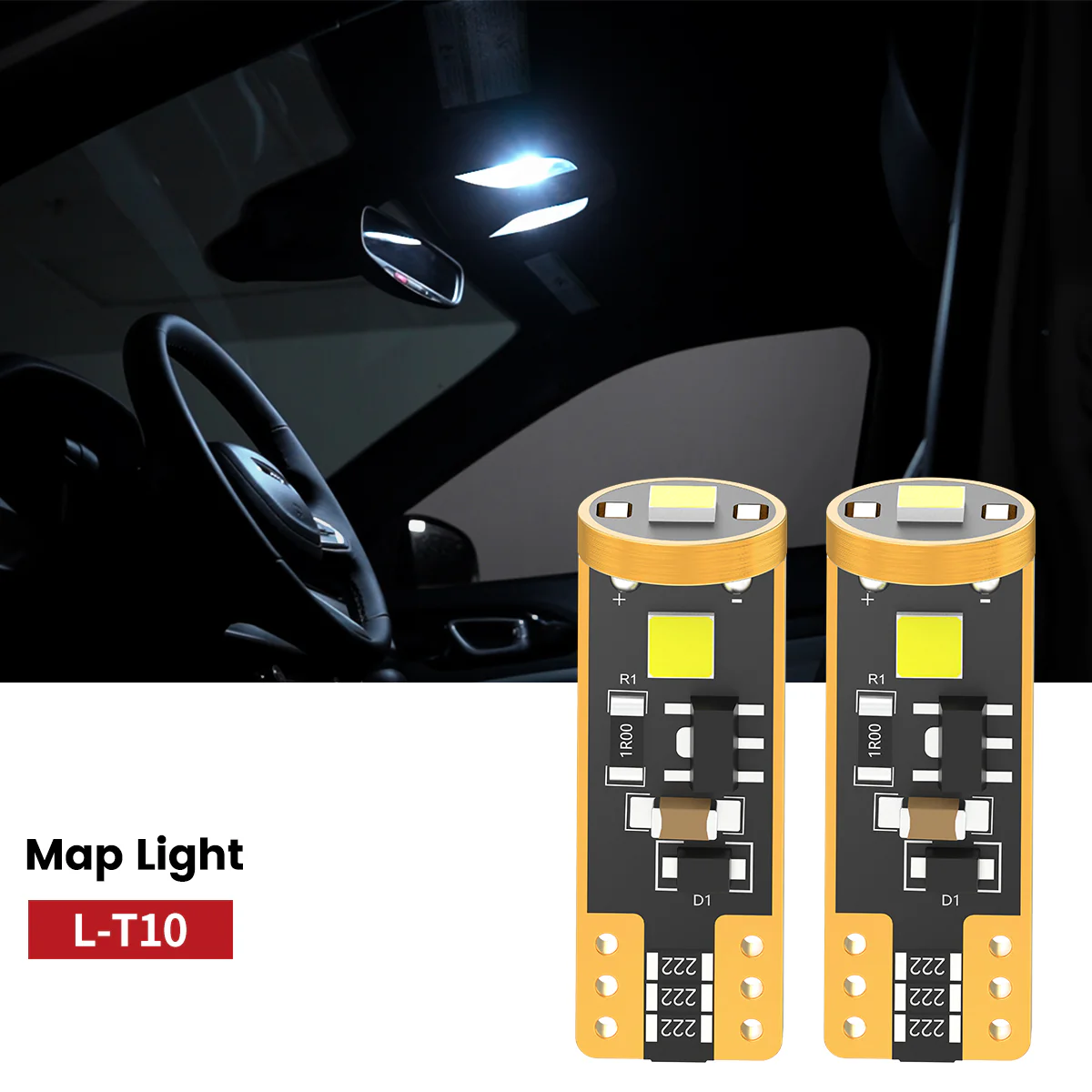 Fit for 2022-2025 Jeep Compass H11 7443 LED Exterior Interior Lights - Image 36