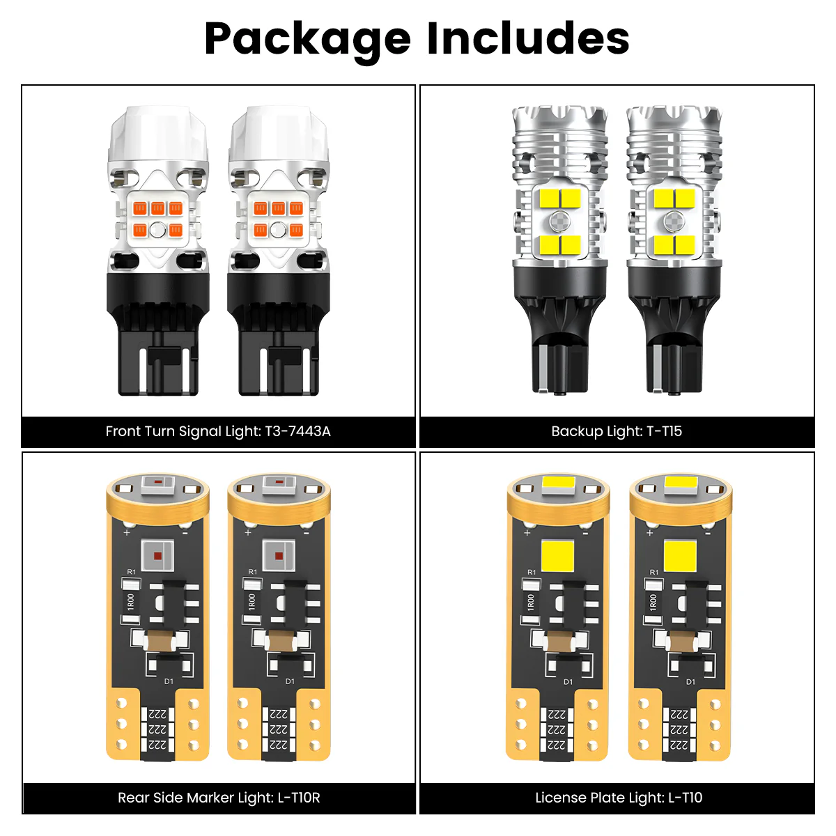 Custom Engineered for 2022 Chevrolet Silverado 1500 LTD LED Bulbs Upgrade - Image 12