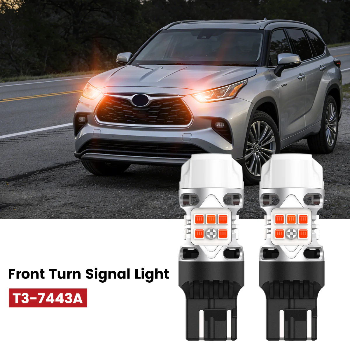 Fit for 2020-2026 Toyota Highlander LED Bulbs Exterior Lights - Image 4