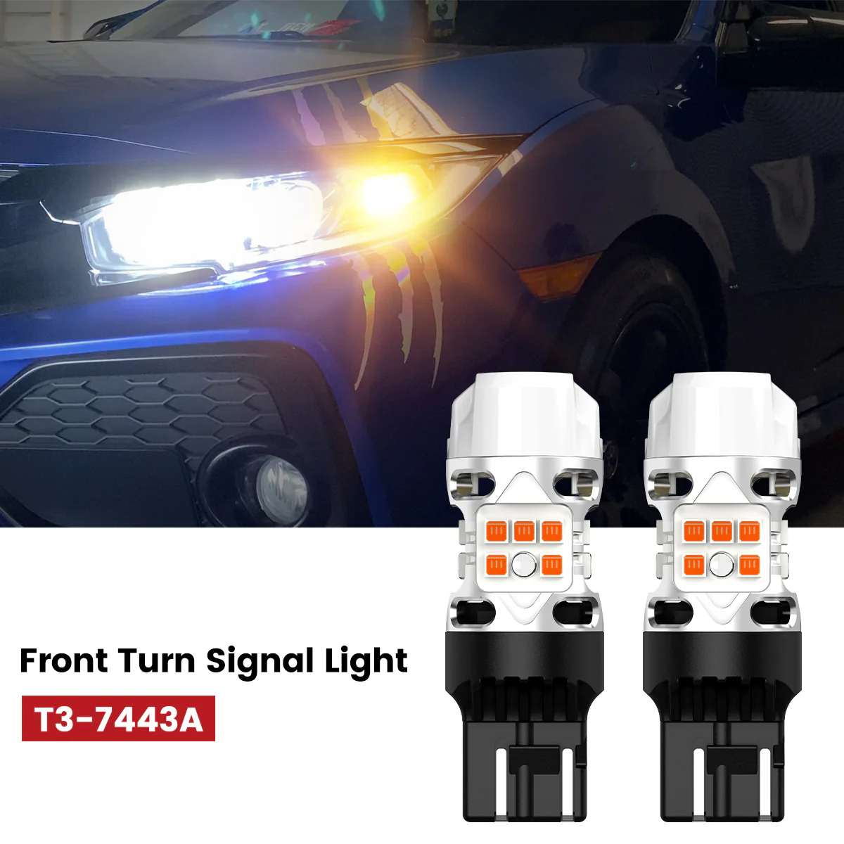 Fit for 2016-2021 Honda Civic Sedan Coupe Hatchback The Brightest LED Bulbs Upgrade | Tested and Verified - Image 27