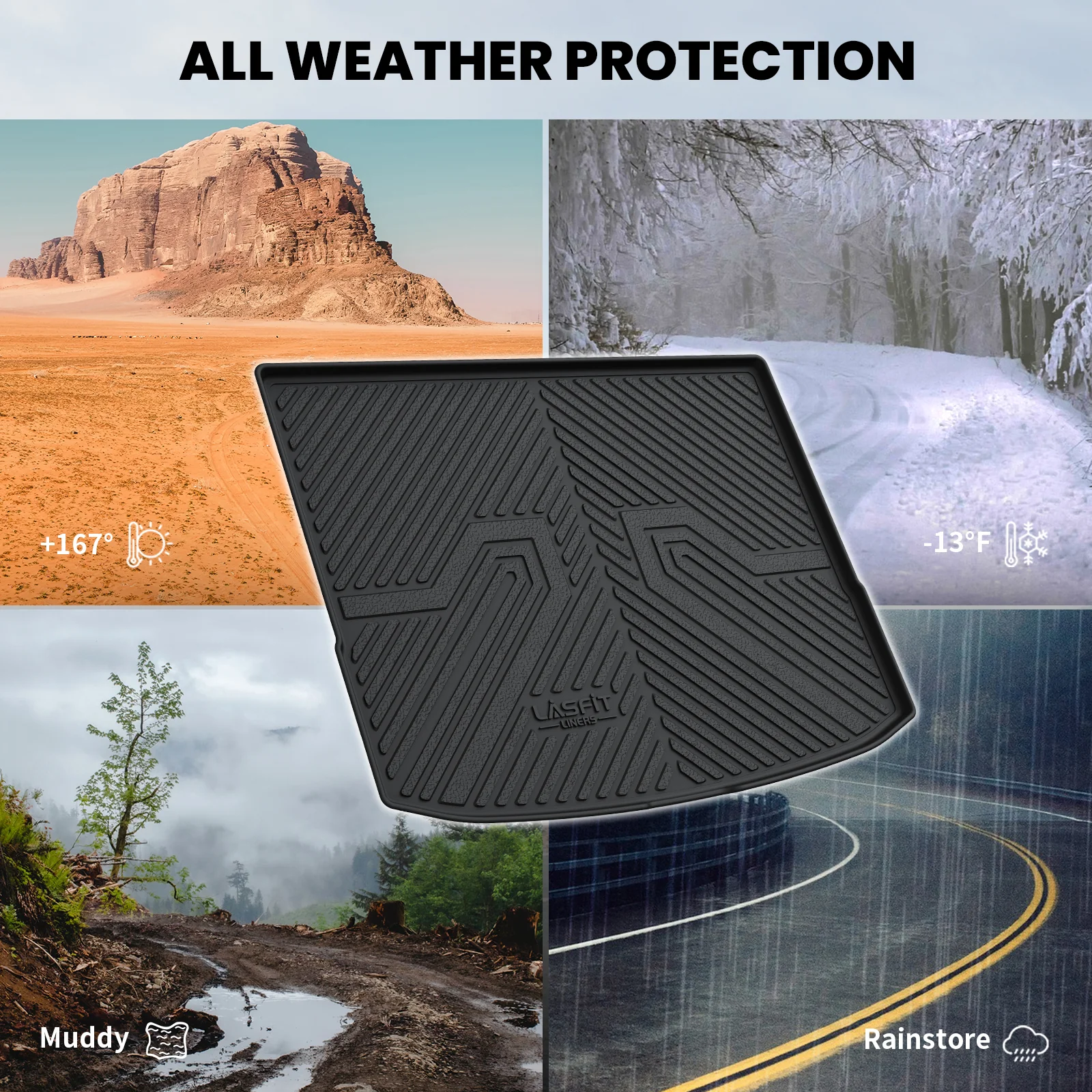 Fit for 2023-2025 Kia Niro EV Floor Mats or Cargo Mat, Not Fit PHEV or Without Optional Dual Level Cargo Board - Image 15