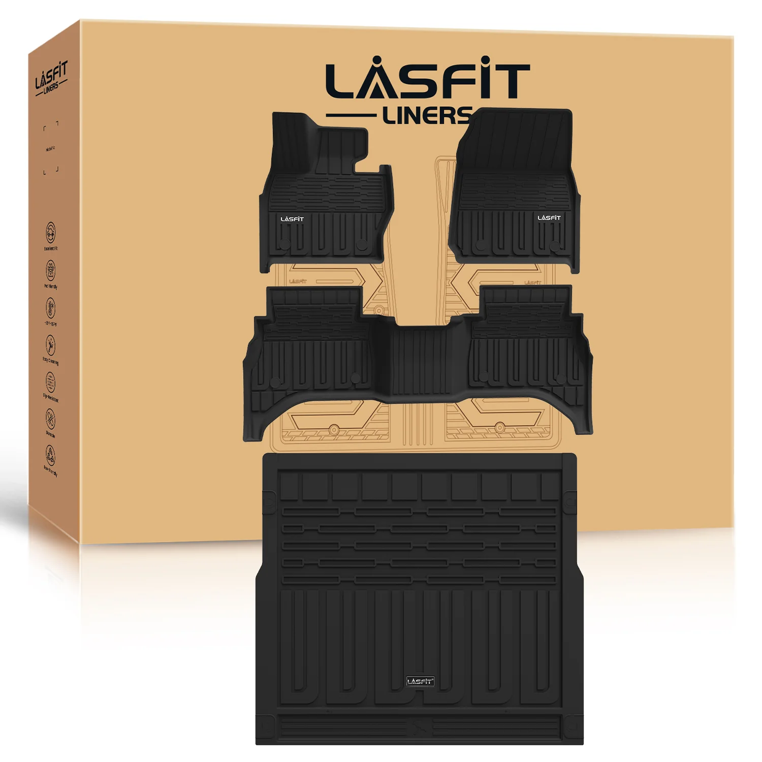 Fit for 2023-2025 Land Rover Range Rover Sport Floor Mats & Cargo Mat - Image 5
