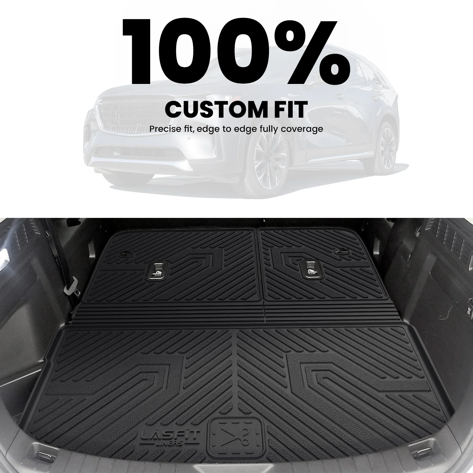 Fit for 2024-2026 Mazda CX-90 (Include CX-90 PHEV) Floor Mats or Cargo & Seatback Mat - Image 13
