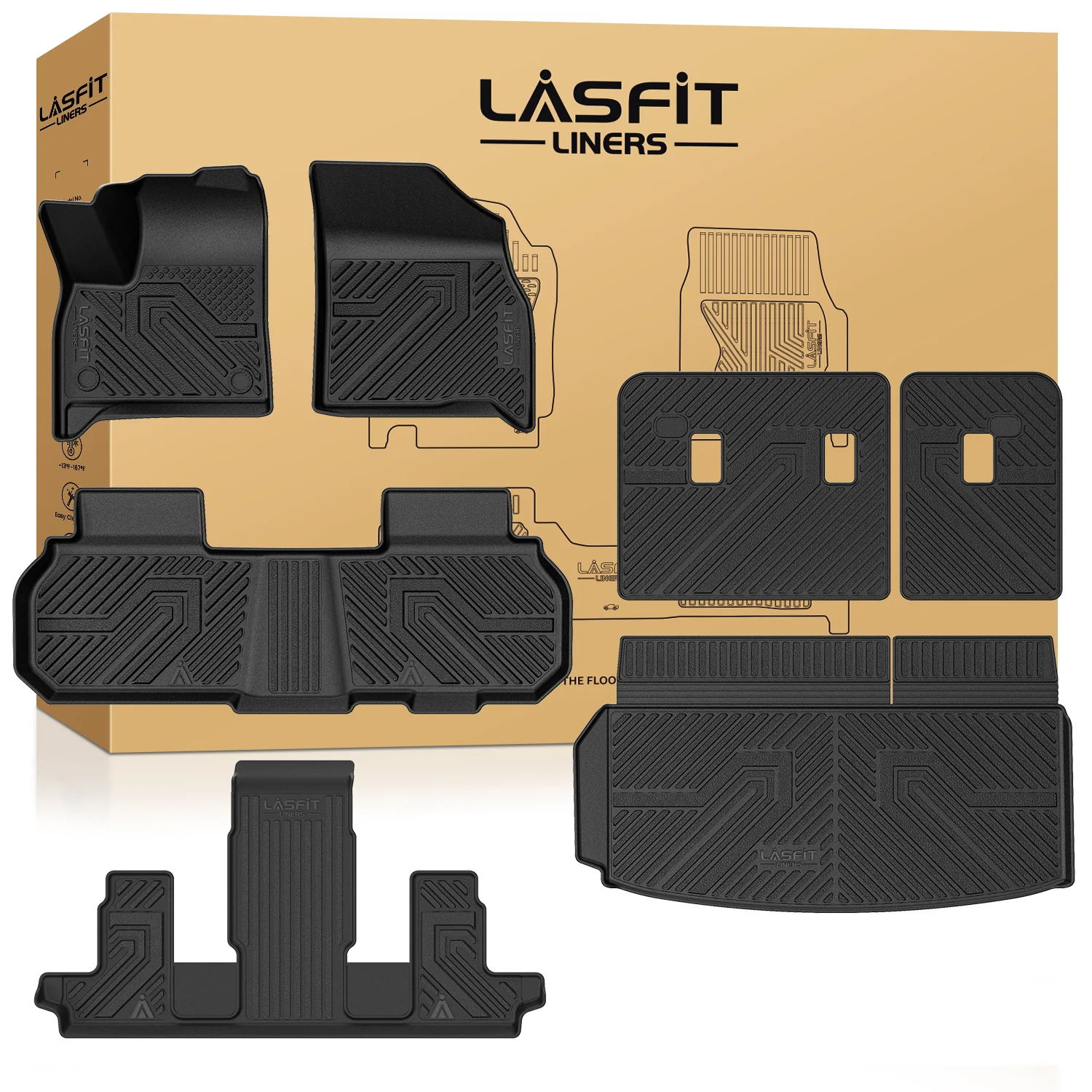 Fit for 2024-2026 Chevrolet Traverse Floor Mats or Cargo Mat & Seatback Mat - Image 10
