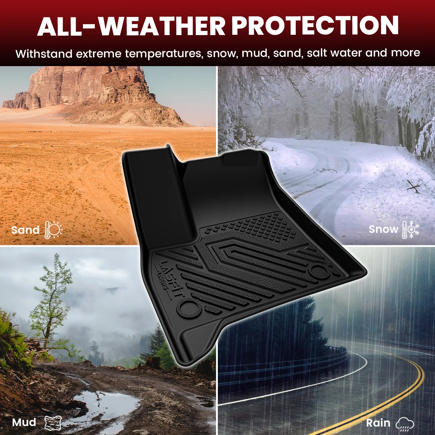 Fit for 2024-2026 Chevrolet Traverse Floor Mats or Cargo Mat & Seatback Mat - Image 5