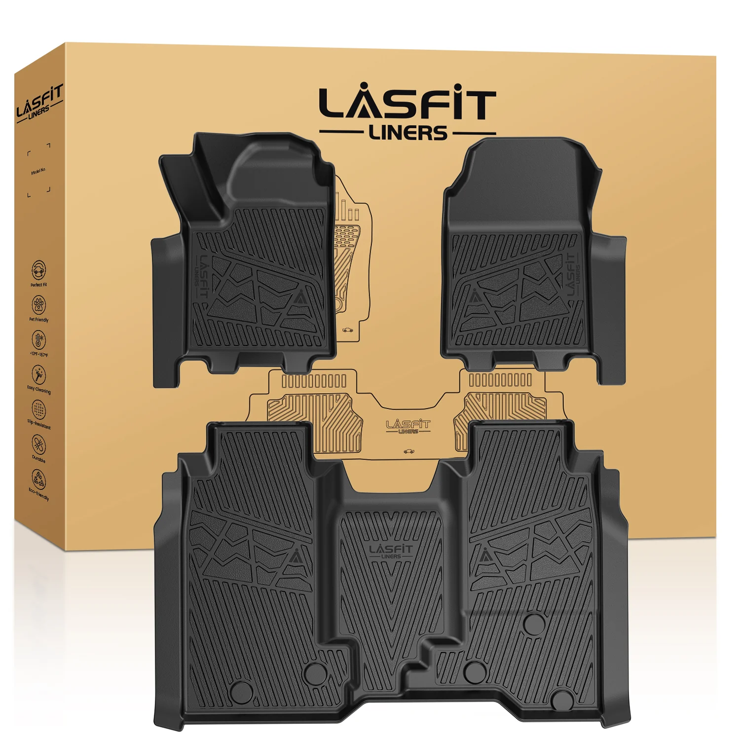 Fit for 2024-2026 GMC Sierra EV Floor Mats - Image 16