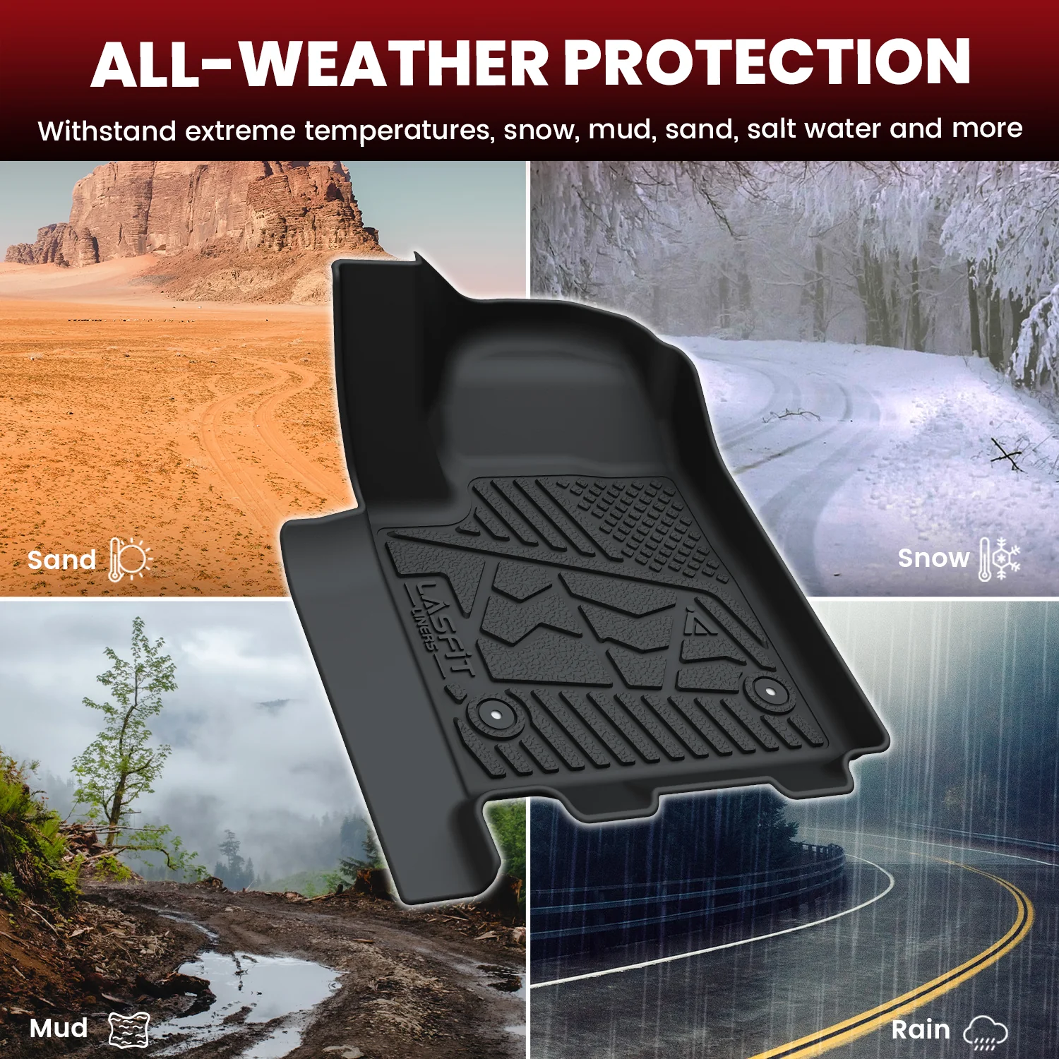 Fit for 2024-2026 GMC Sierra EV Floor Mats - Image 3