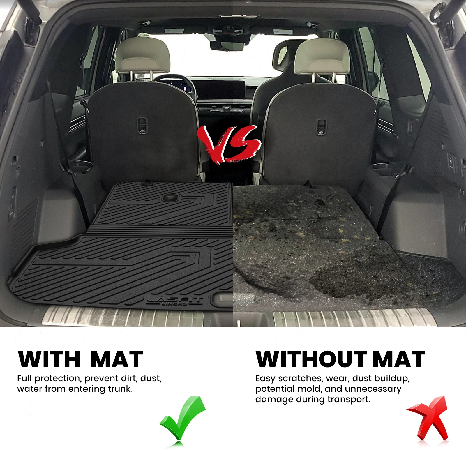 Fit for 2024-2026 Kia EV9 Floor Mats or Seatback & Cargo Mat - Image 11