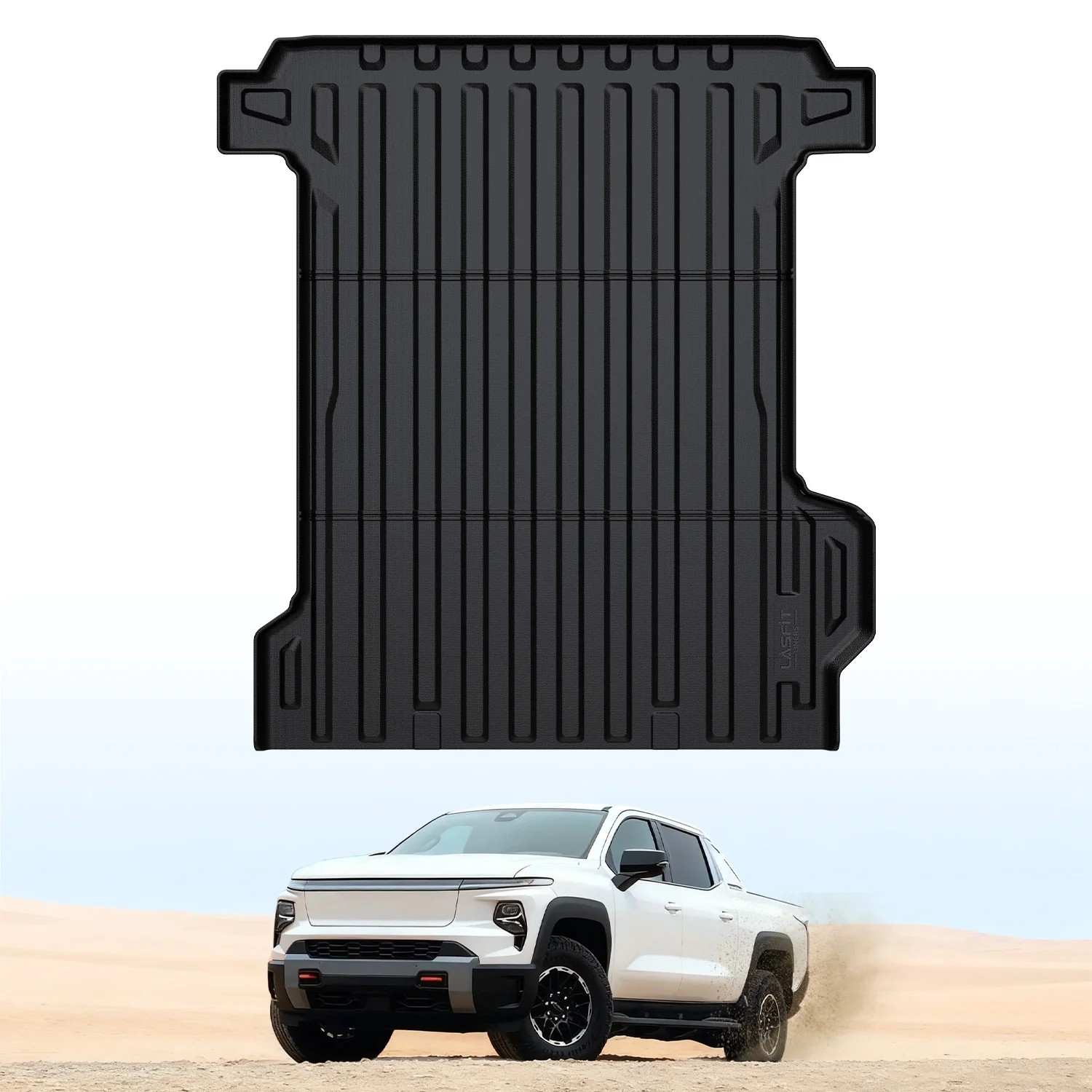 Fit for 2024-2026 Chevrolet Silverado EV 5.9FT Bed Mat, Not Fit Multi-Flex Midgate - Image 10