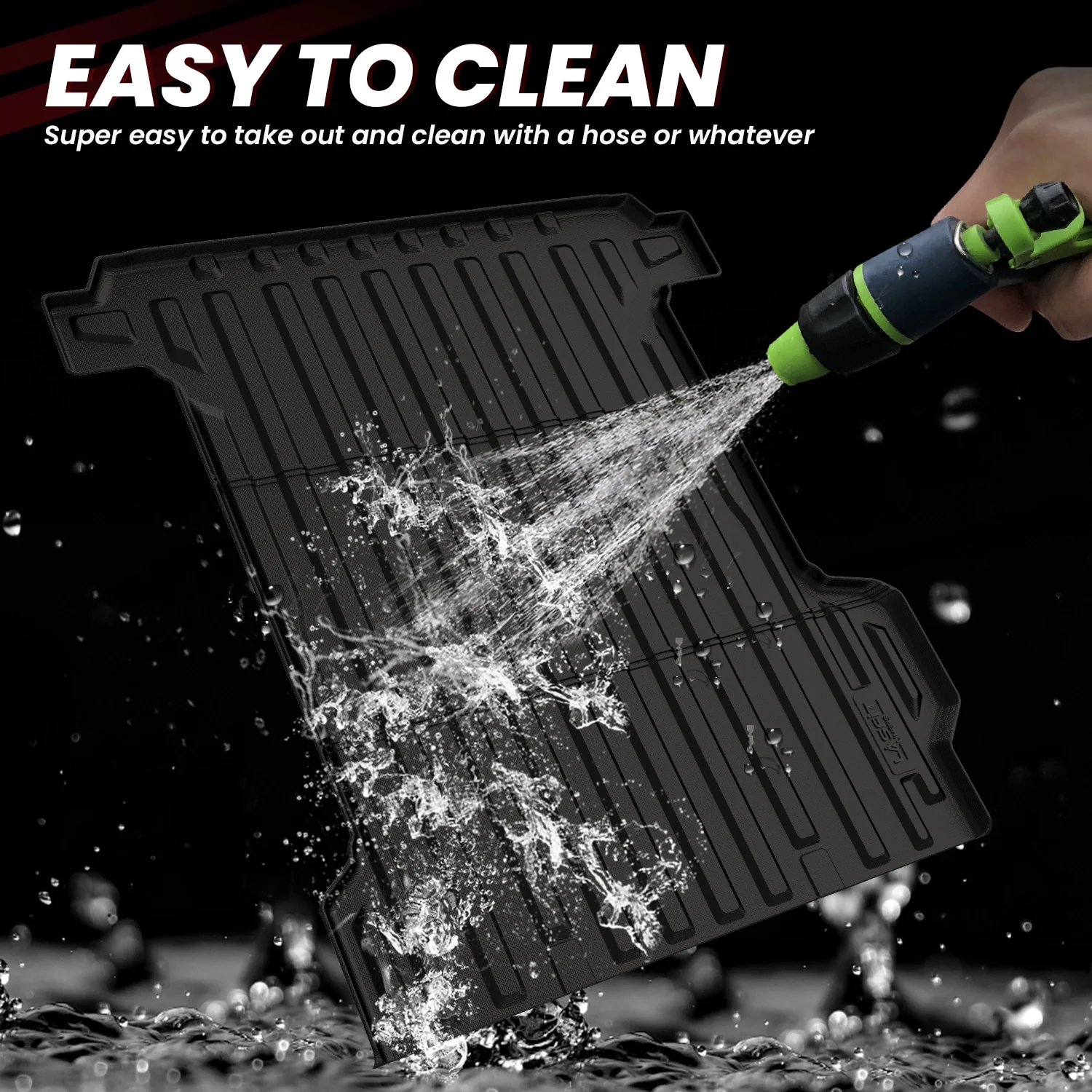 Fit for 2024-2026 Chevrolet Silverado EV 5.9FT Bed Mat, Not Fit Multi-Flex Midgate - Image 6