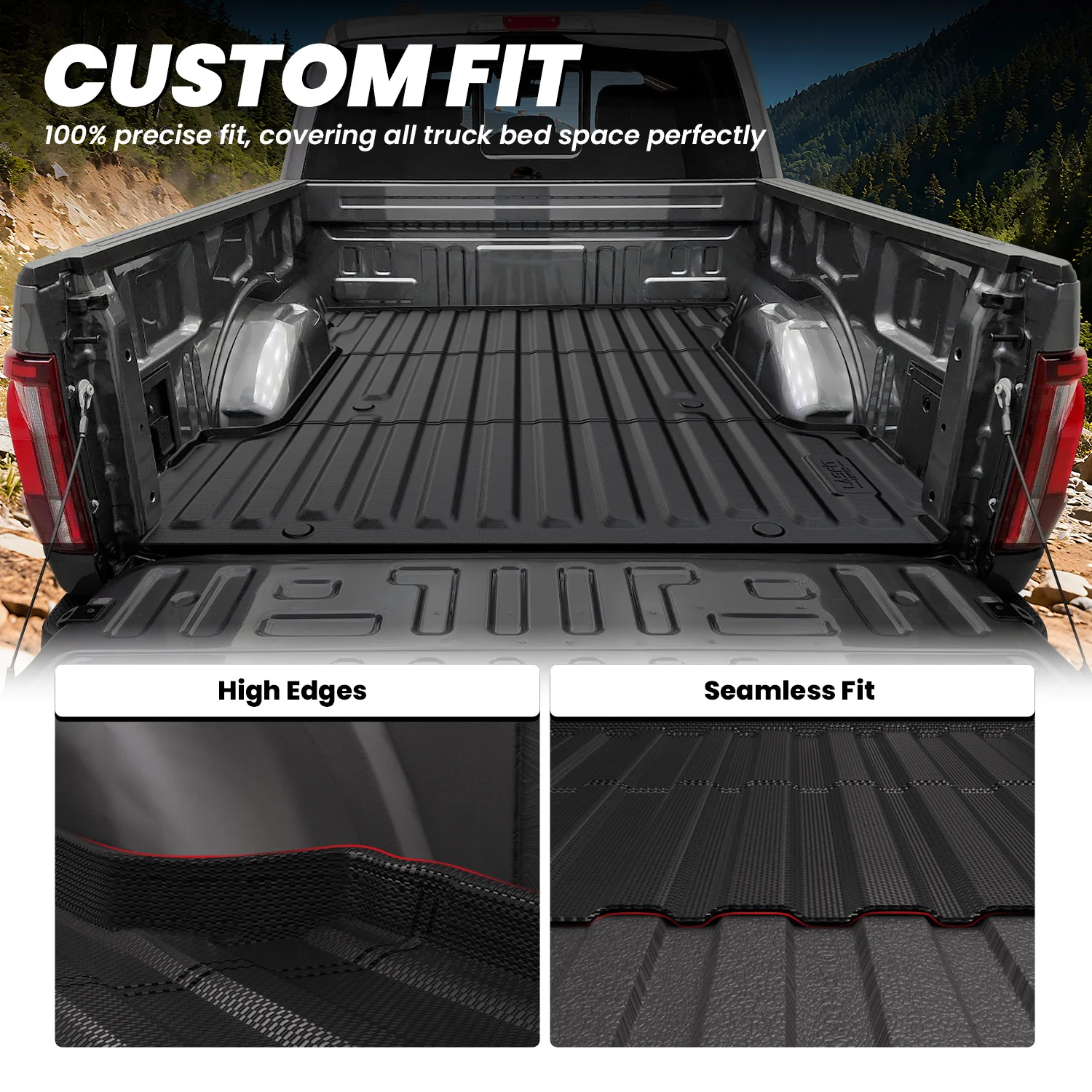 Fit for 2024-2026 Ford F-150 Bed Mat & Tailgate Mat, Including F-150 Lightning - Image 31