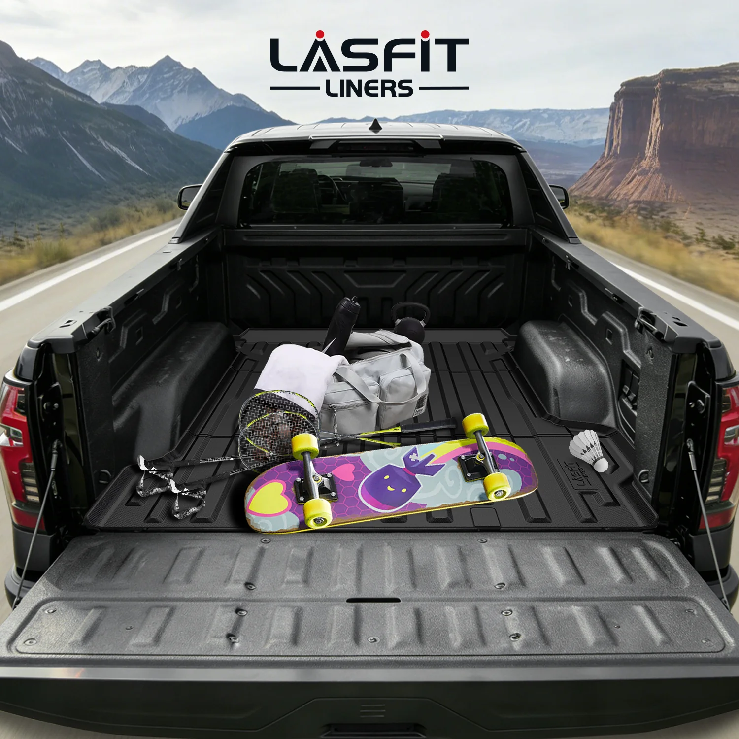 Fit for 2024-2026 Chevrolet Silverado EV 5.9FT Bed Mat, Fit With Multi-Flex Midgate Only - Image 8
