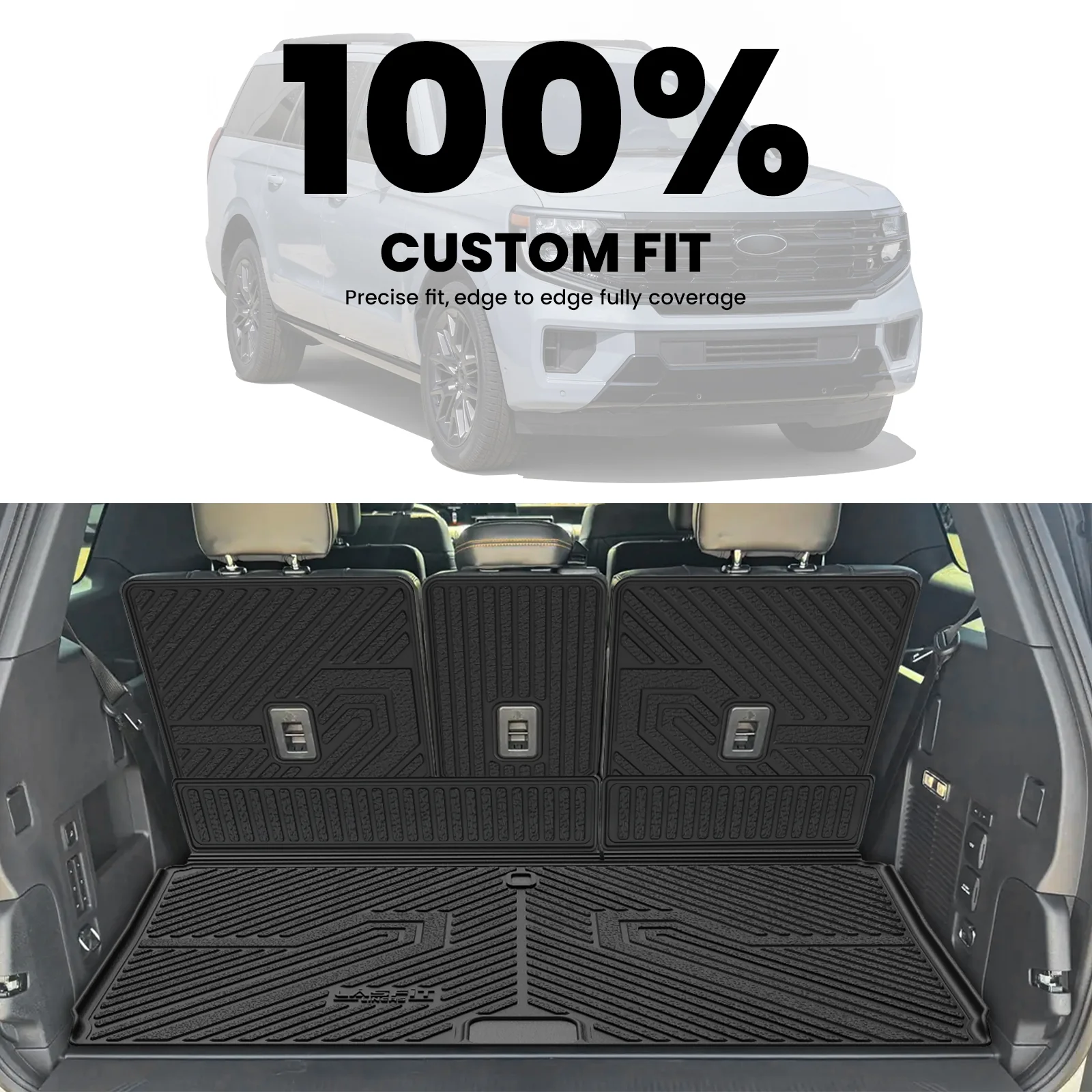 Fit for 2025-2026 Lincoln Navigator L / Navigator Standard Cargo & Seatback Mats - Image 4