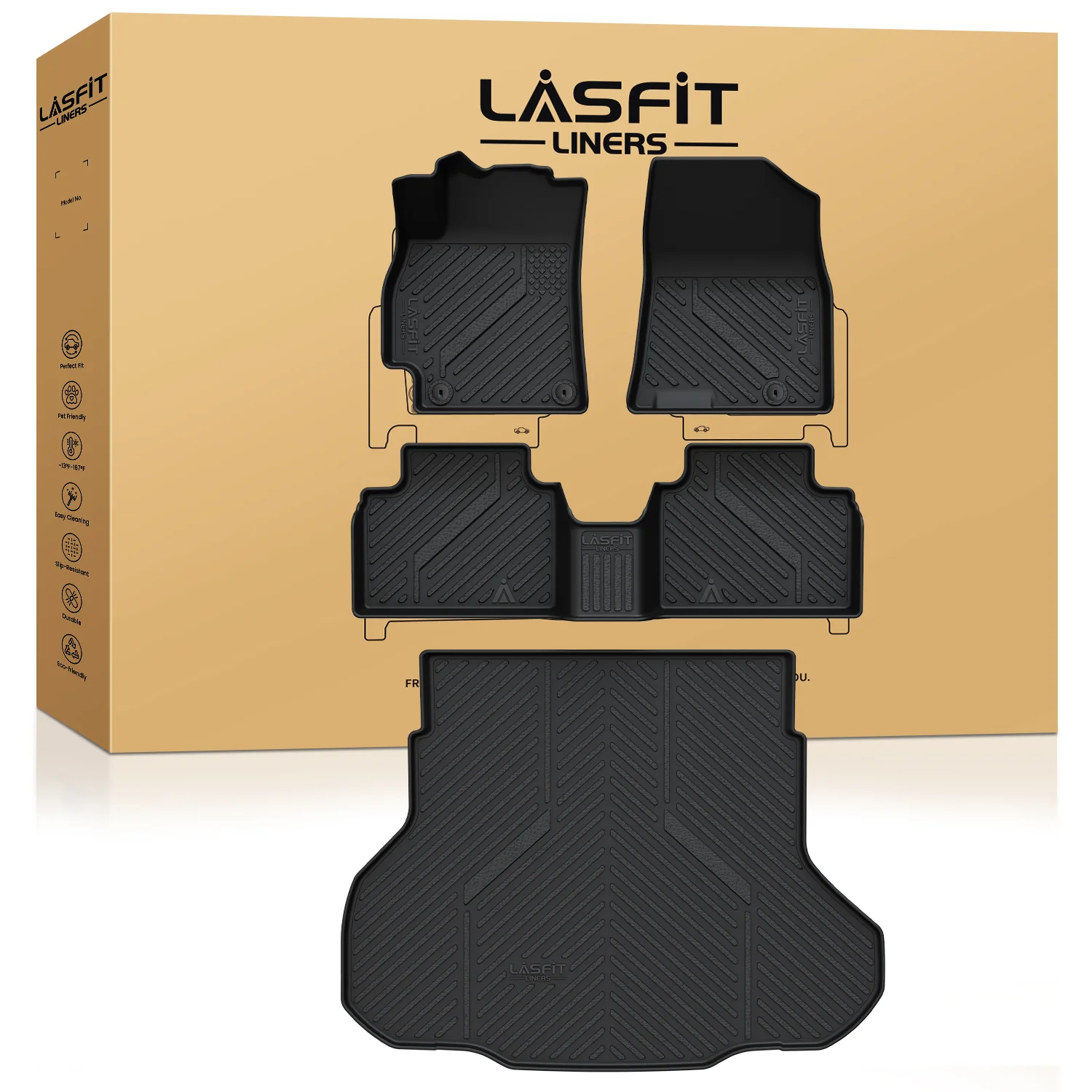Fit for 2025-2026 Kia K4 Floor Mats or Cargo Mat, Not Fit LX Model - Image 8