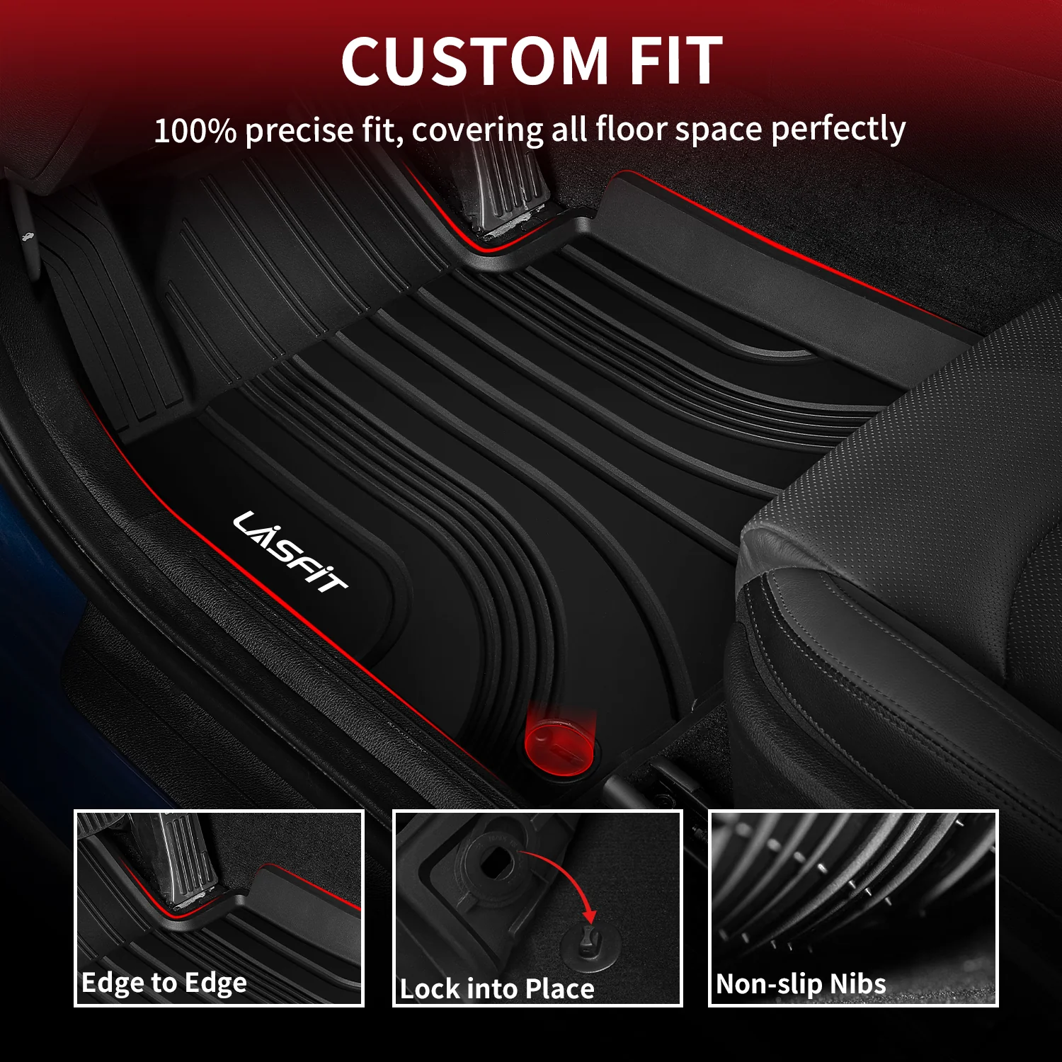 Fit for 2025 Kia K5 Floor Mats Only - Image 12