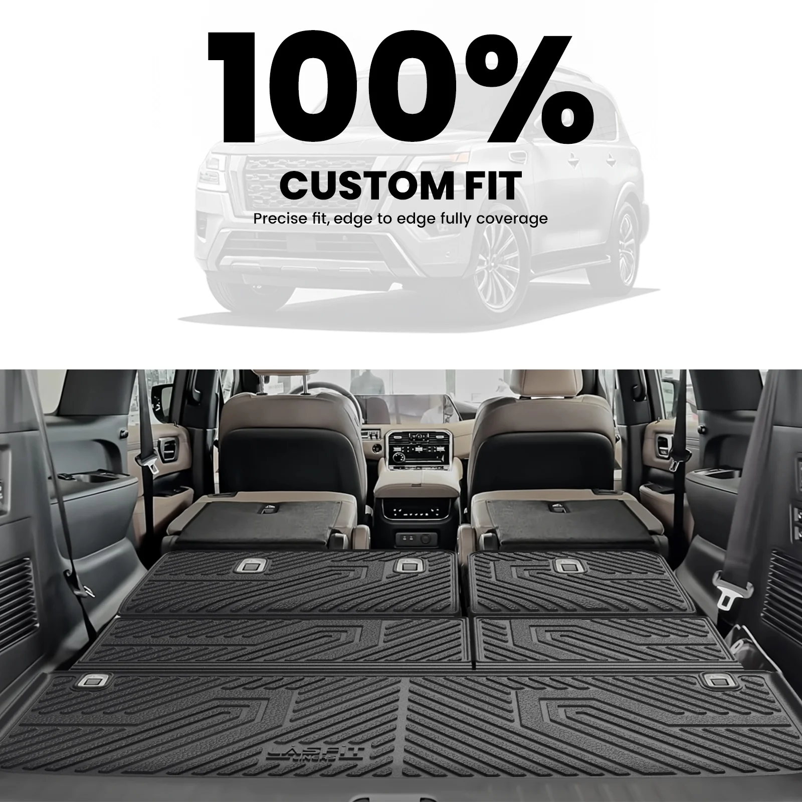 Fit for 2025-2026 Infiniti QX80 Floor Mats or Cargo Mat & Seatback Mats - Image 21