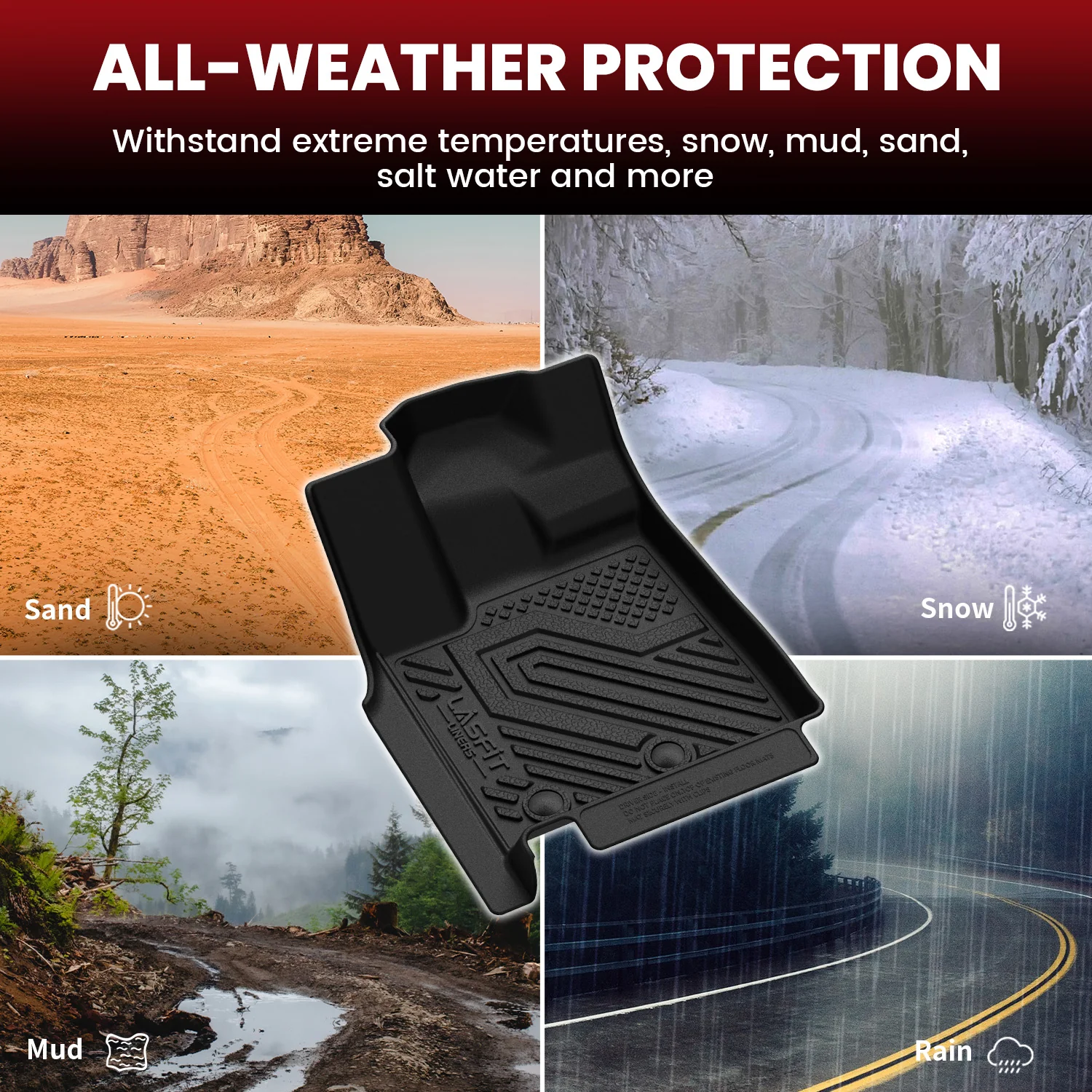 Fit for 2025-2026 Nissan Armada TPE Floor Mats or Cargo Mat & Seatback Mats - Image 6