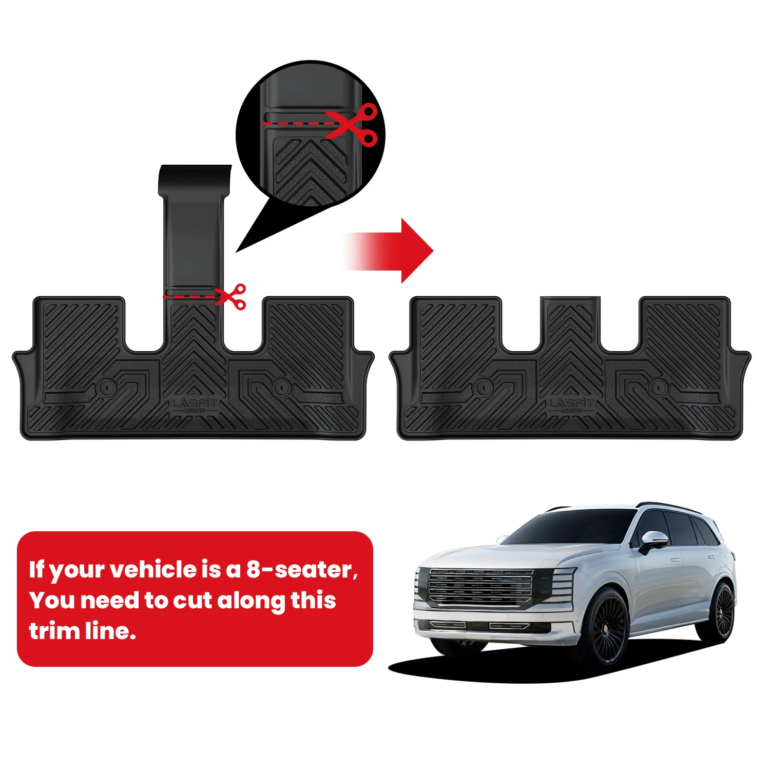 Fit for 2026 Hyundai Palisade Floor Mats or Seatback & Cargo Mat - Image 30