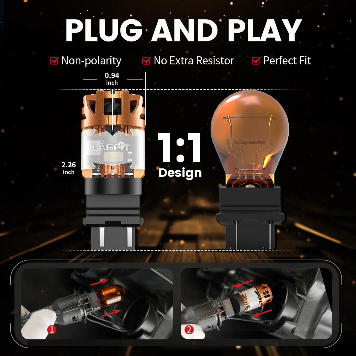3157 CanBus-Ready Reverse Backup Light LED Bulbs | D2 Series - Image 10
