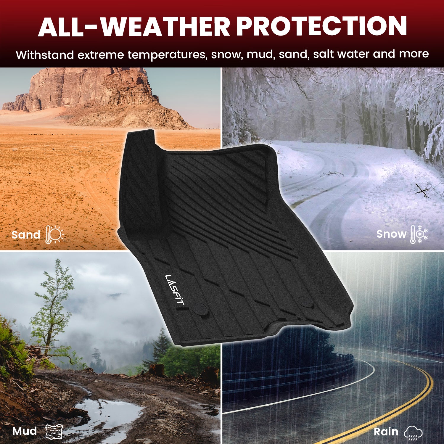 Fit for 2021-2026 Cadillac Escalade Floor Mats or Seatback & Cargo Mat,  Not for ESV & 2025 Escalade IQ - Image 12