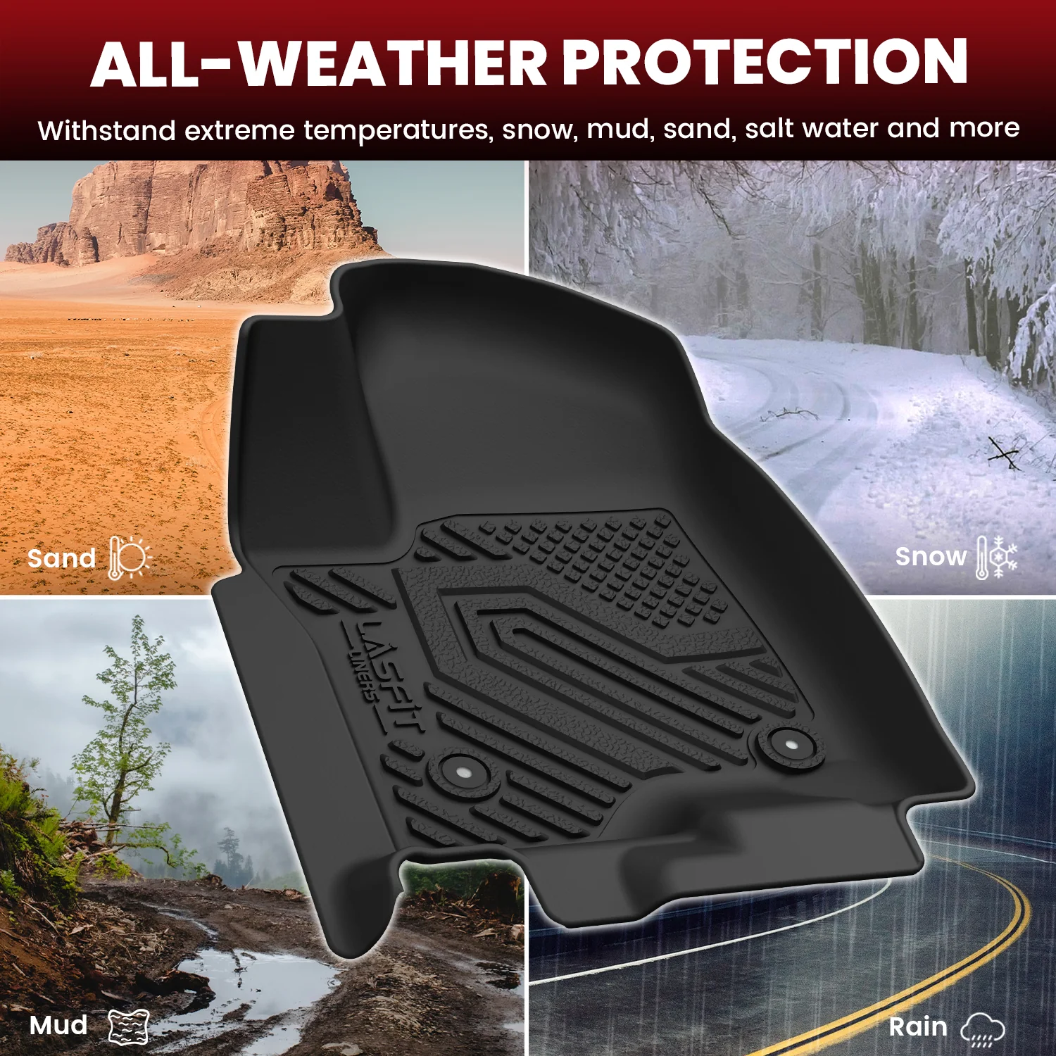 Fit for 2021-2026 Cadillac Escalade Floor Mats or Seatback & Cargo Mat,  Not for ESV & 2025 Escalade IQ - Image 38