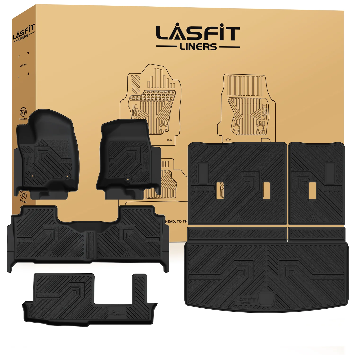 Fit for 2021-2026 Cadillac Escalade Floor Mats or Seatback & Cargo Mat,  Not for ESV & 2025 Escalade IQ - Image 43