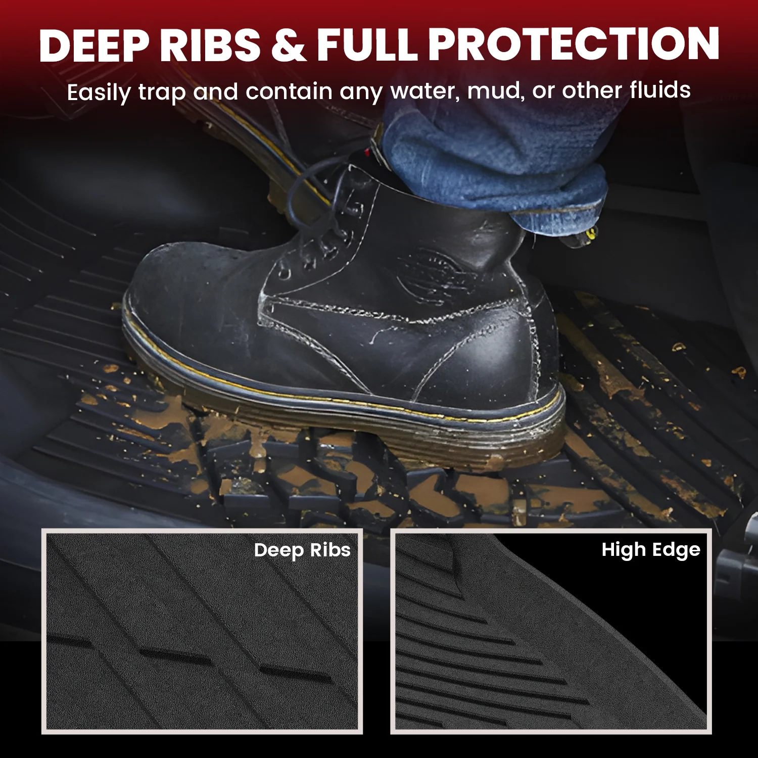 Fit for 2021-2026 Cadillac Escalade Floor Mats or Seatback & Cargo Mat,  Not for ESV & 2025 Escalade IQ - Image 7