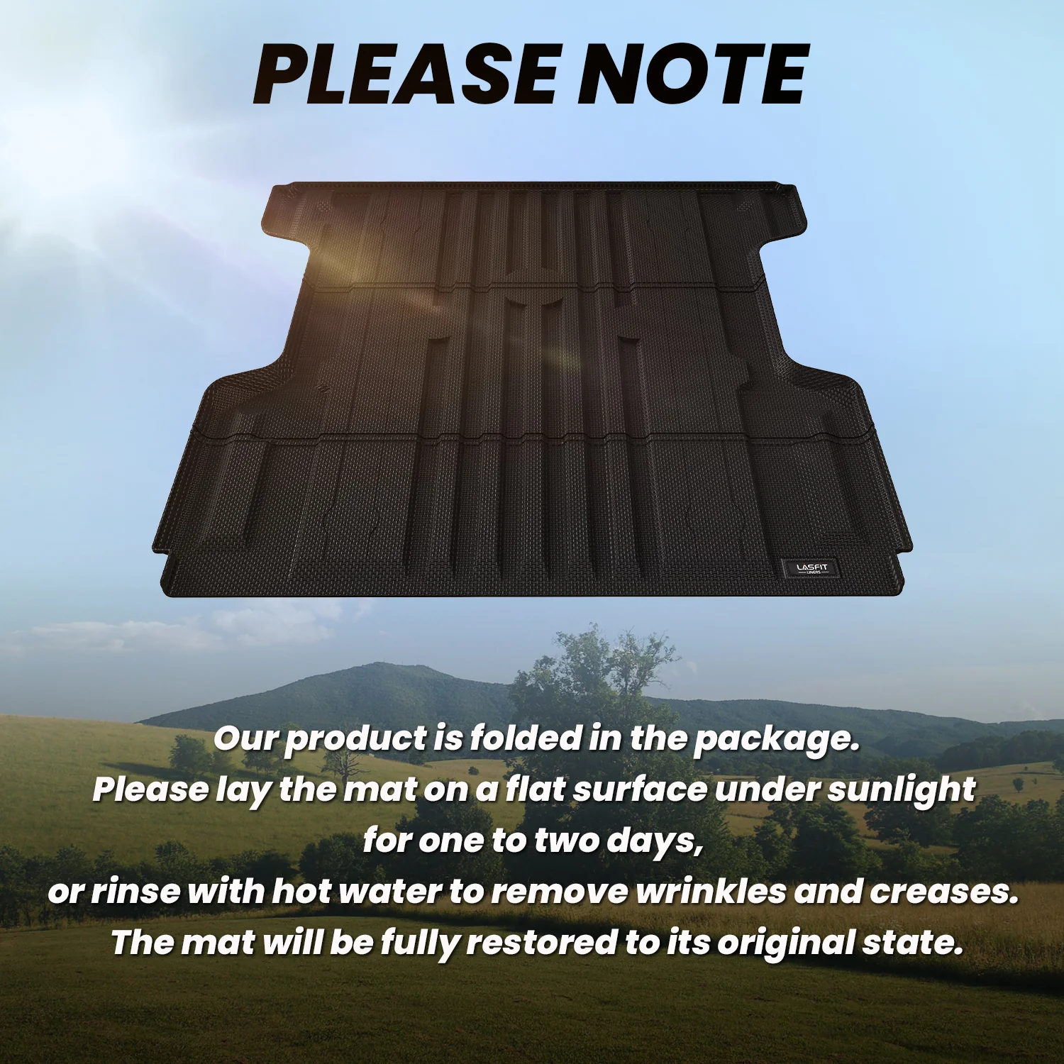 Fit for 2017-2024 Nissan Titan 67.0 inches Heavy Duty Truck Bed Mats, Not Fit Drop-in liners, Not Fit Equipped Truck bed storage - Image 10