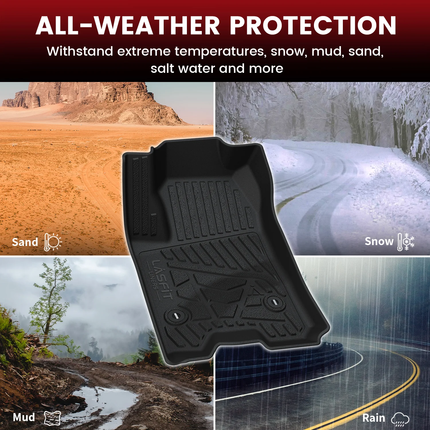 Fit for 2023-2026 Chevrolet Colorado Floor Mats - Image 4
