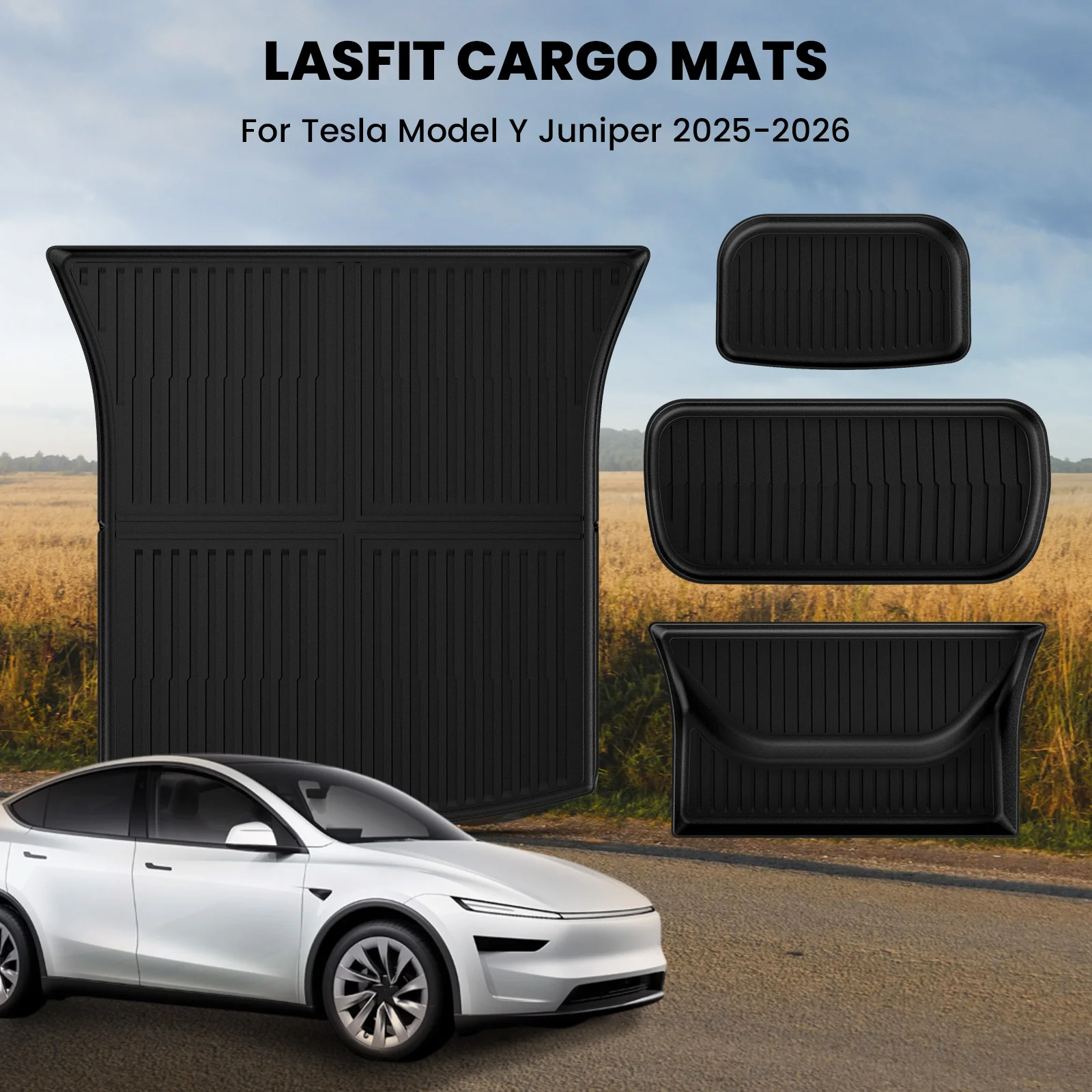 Fit for 2026 Tesla Model Y Floor Mats or Cargo or Frunk Liner or Trunk Well or Seatback Mats - Image 31