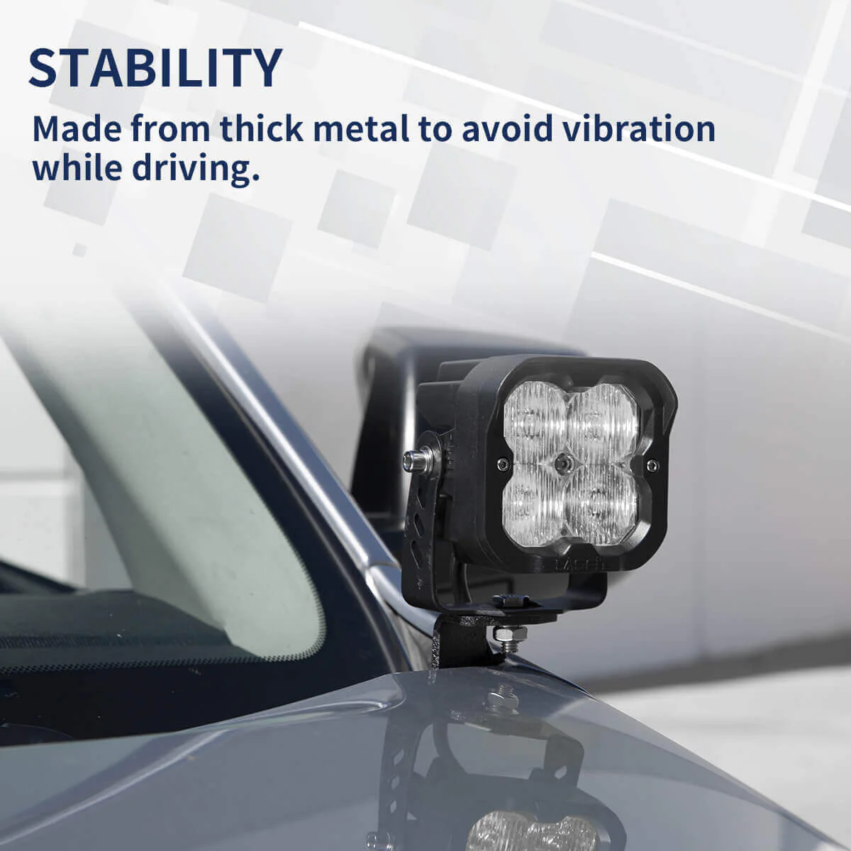 Fit For Ford F-250 F-350 2017-2021 Low Profile Ditch Light Brackets | LASFIT - Image 2